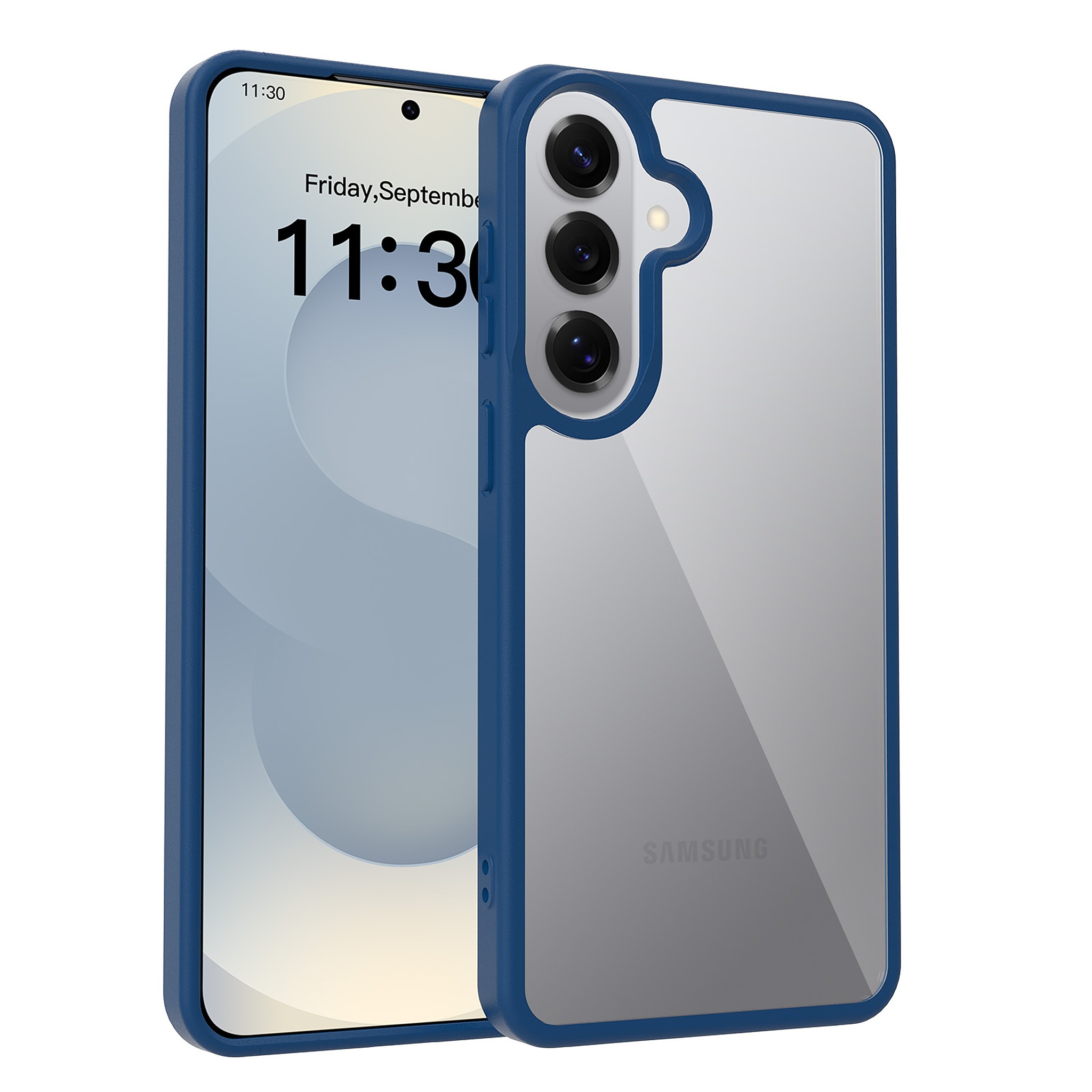 SendaFit Clear Two-in-One Case for Galaxy S26+ - Royal Blue