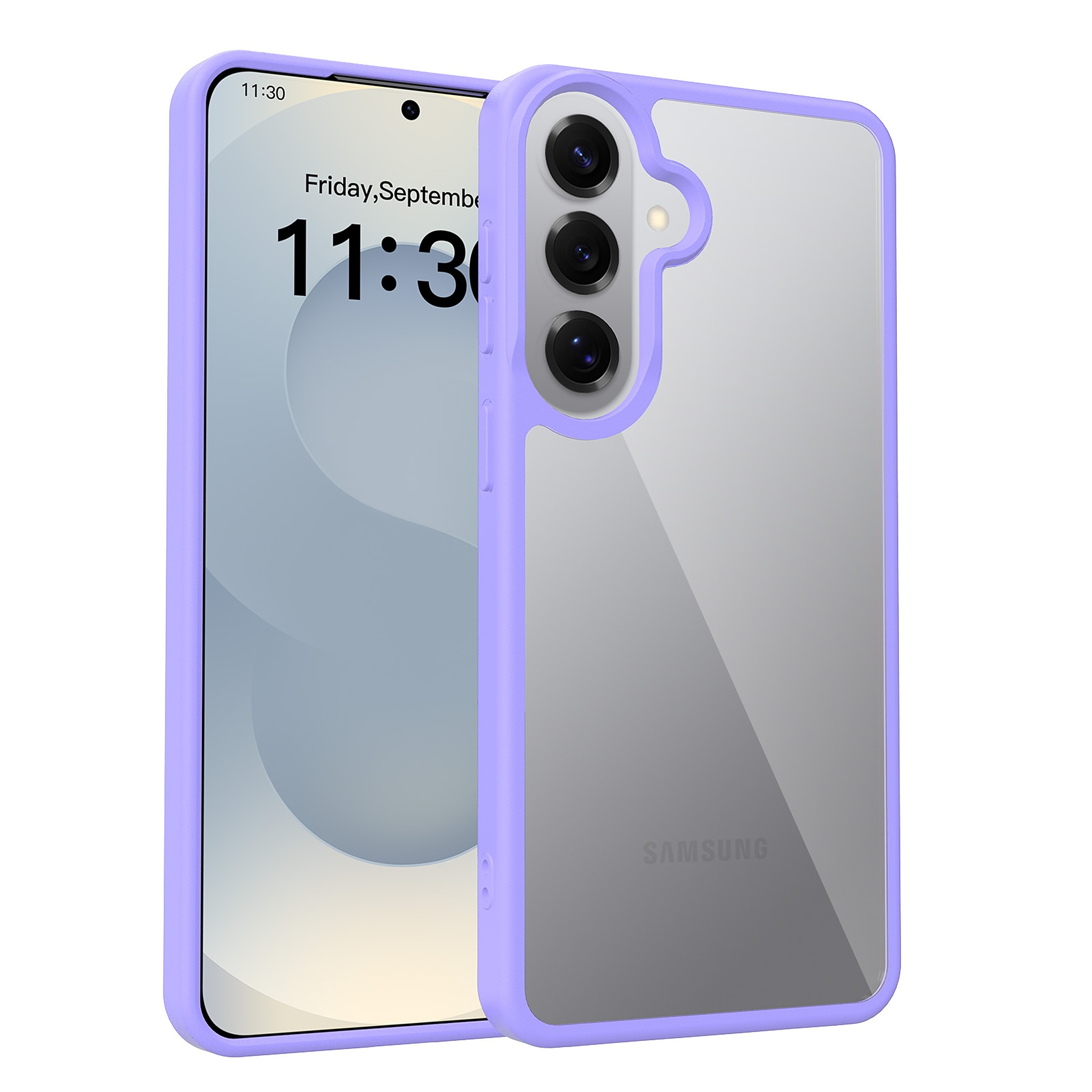 SendaFit Clear Two-in-One Case for Galaxy S26+ - Light Purple