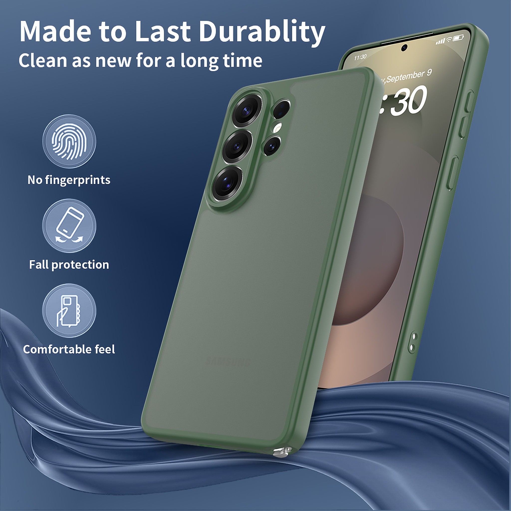 SendaFit Precise-Cutout Matte Skin-Feel Case for Galaxy S26 Ultra detail 10