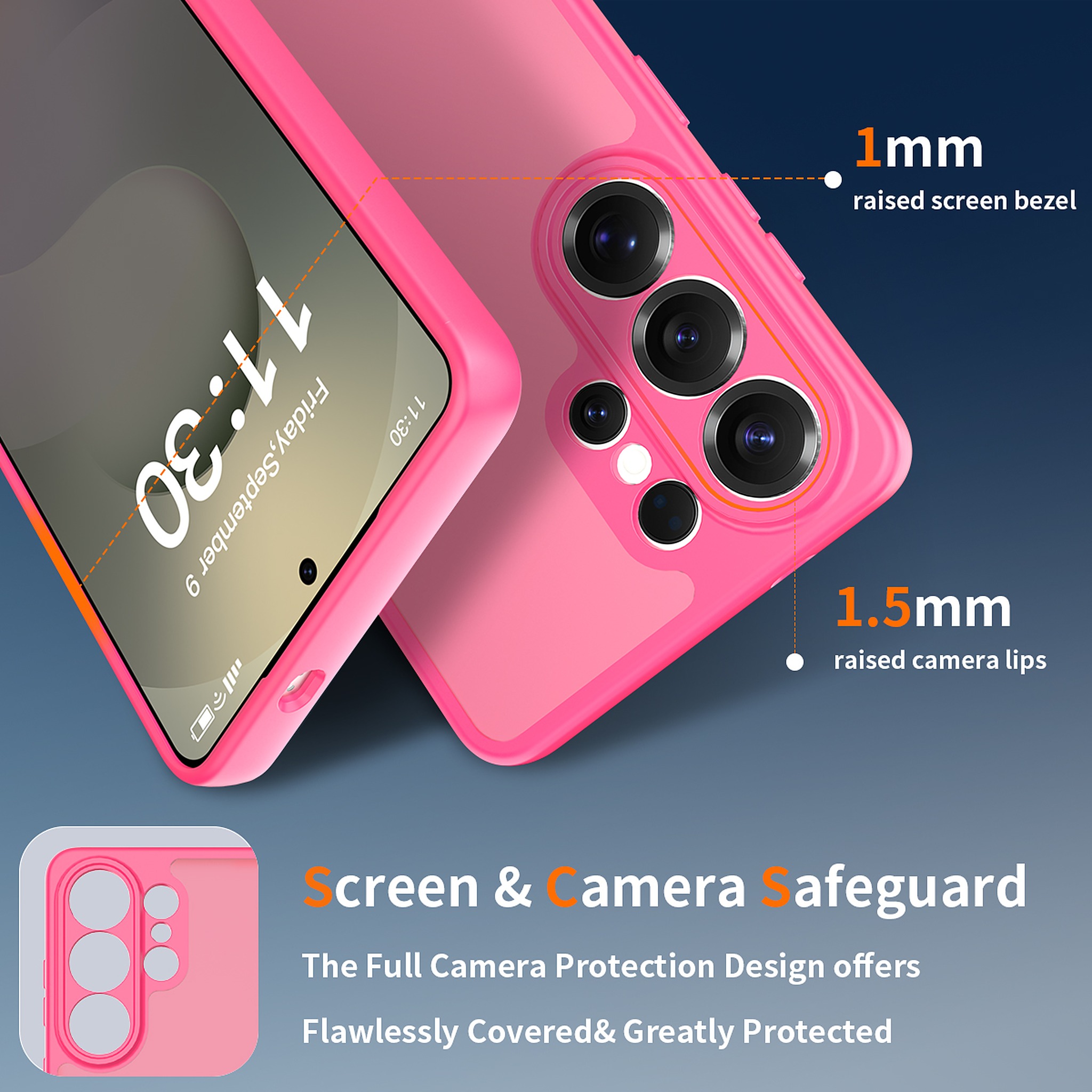 SendaFit Precise-Cutout Matte Skin-Feel Case for Galaxy S26 Ultra detail 12