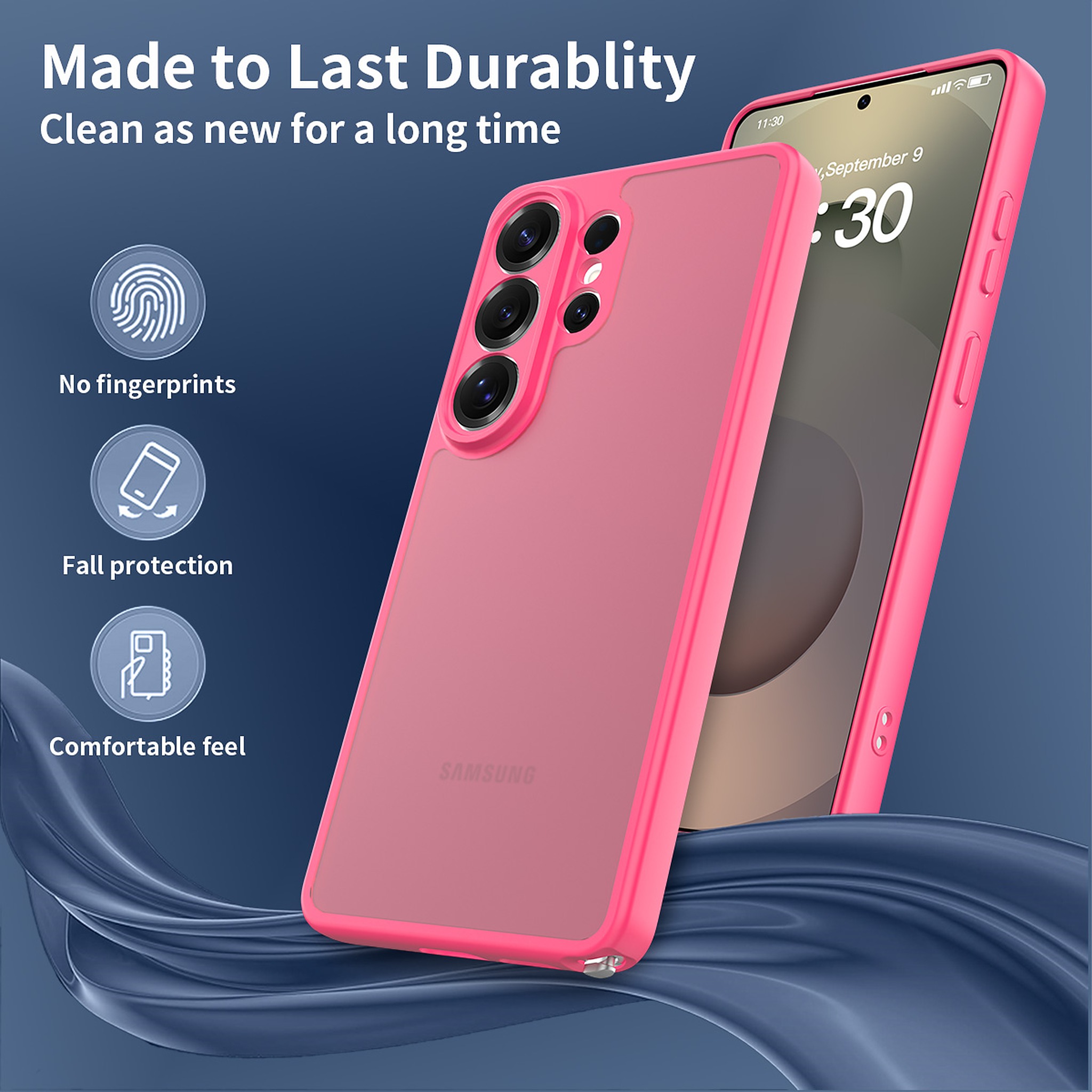 SendaFit Precise-Cutout Matte Skin-Feel Case for Galaxy S26 Ultra detail 14