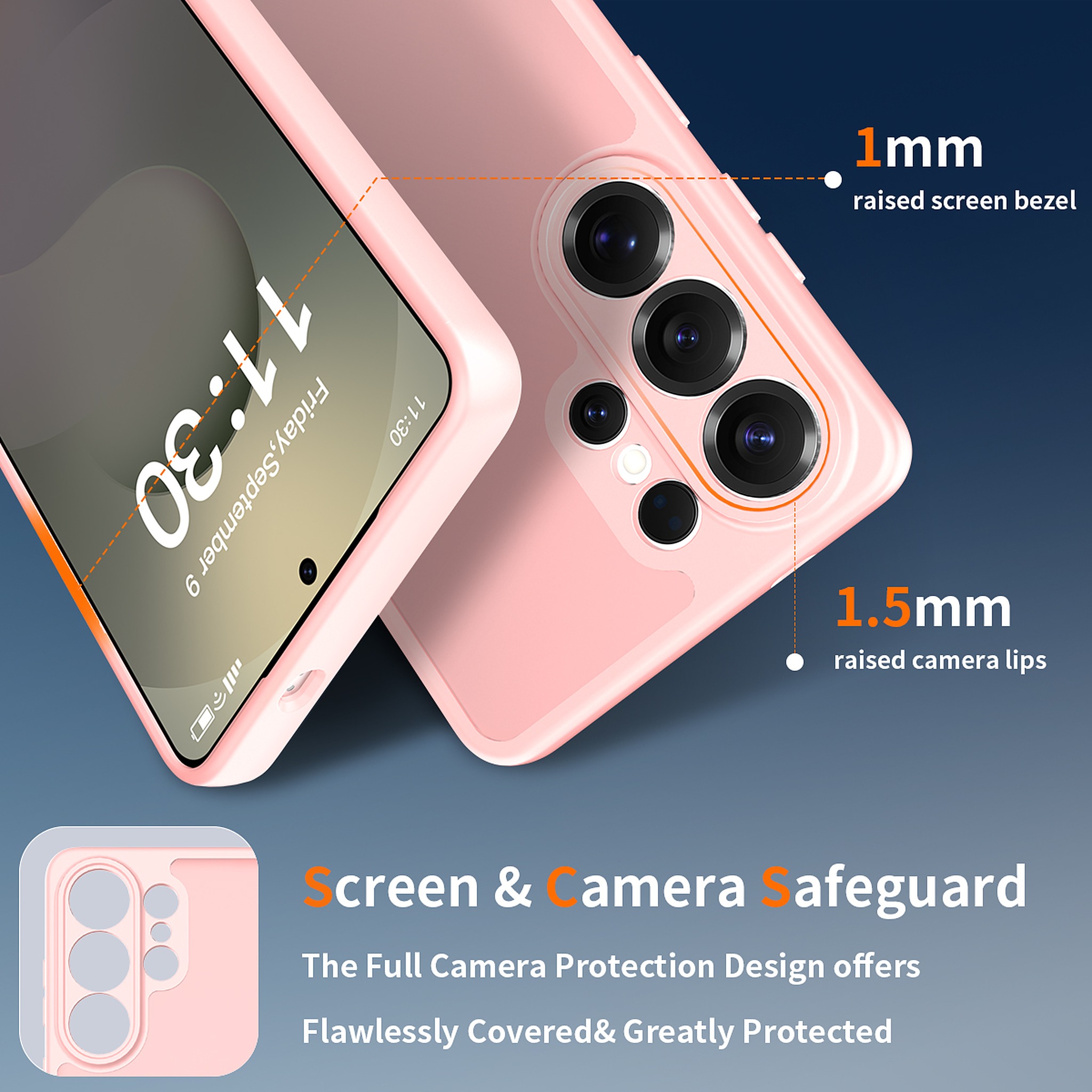 SendaFit Precise-Cutout Matte Skin-Feel Case for Galaxy S26 Ultra detail 16
