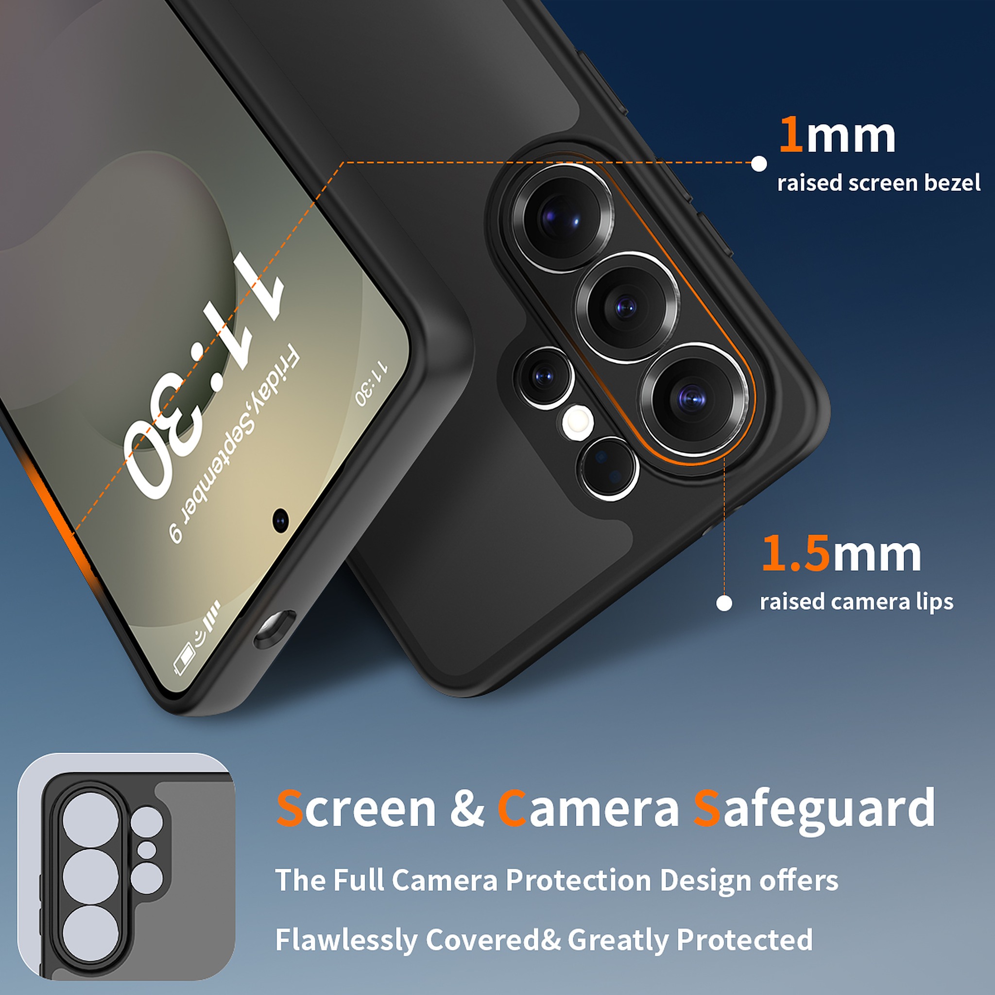 SendaFit Precise-Cutout Matte Skin-Feel Case for Galaxy S26 Ultra detail 17