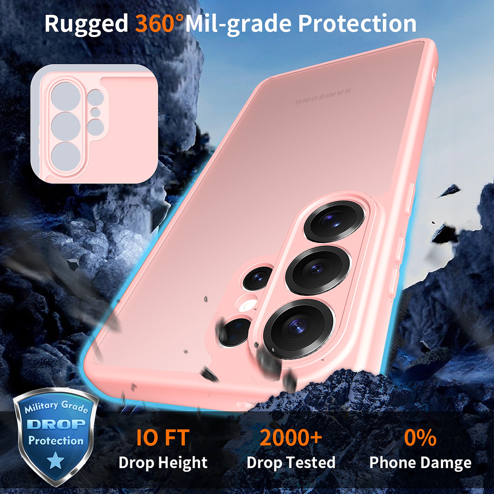 SendaFit Precise-Cutout Matte Skin-Feel Case for Galaxy S26 Ultra detail 18