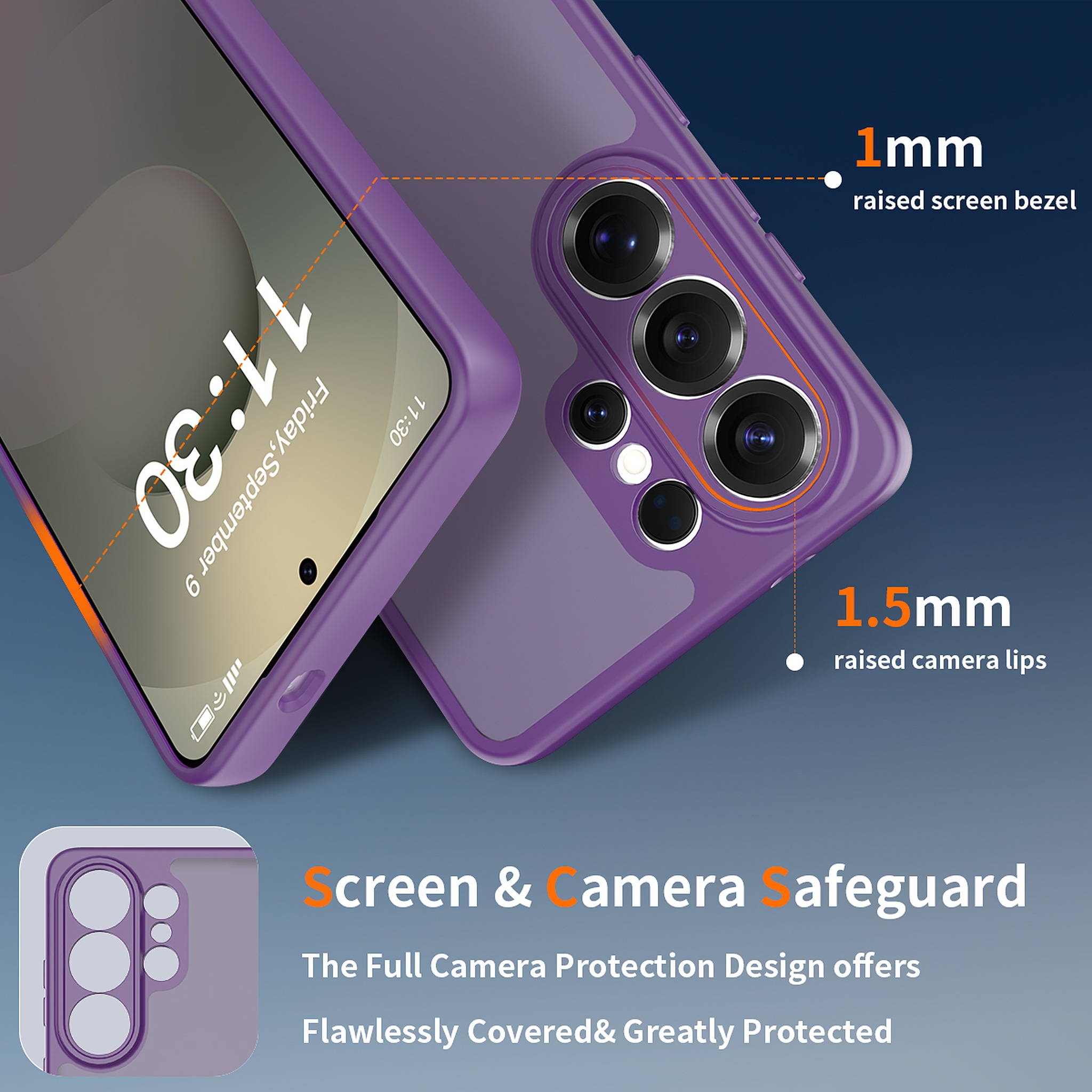 SendaFit Precise-Cutout Matte Skin-Feel Case for Galaxy S26 Ultra detail 25