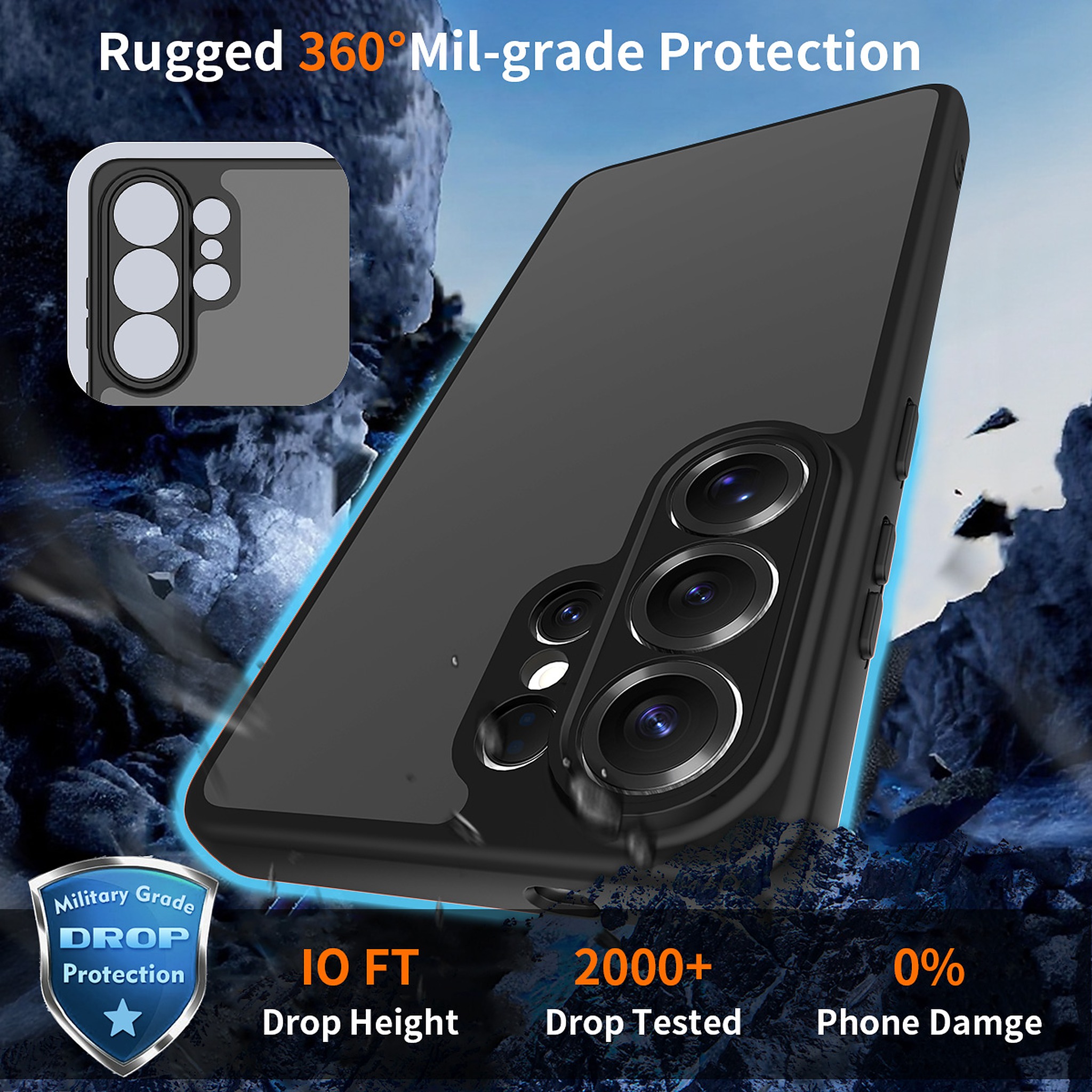 SendaFit Precise-Cutout Matte Skin-Feel Case for Galaxy S26 Ultra detail 26