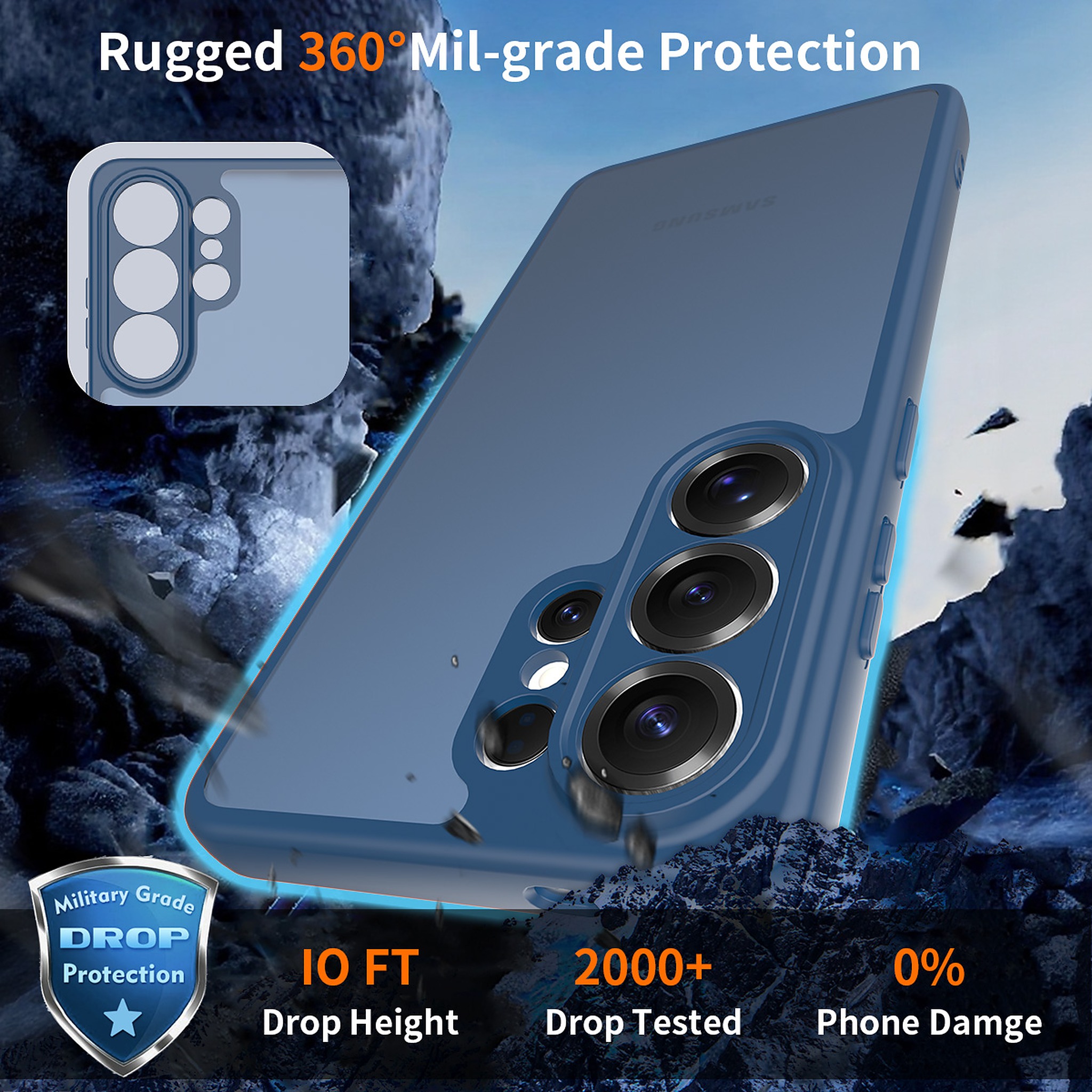 SendaFit Precise-Cutout Matte Skin-Feel Case for Galaxy S26 Ultra detail 31