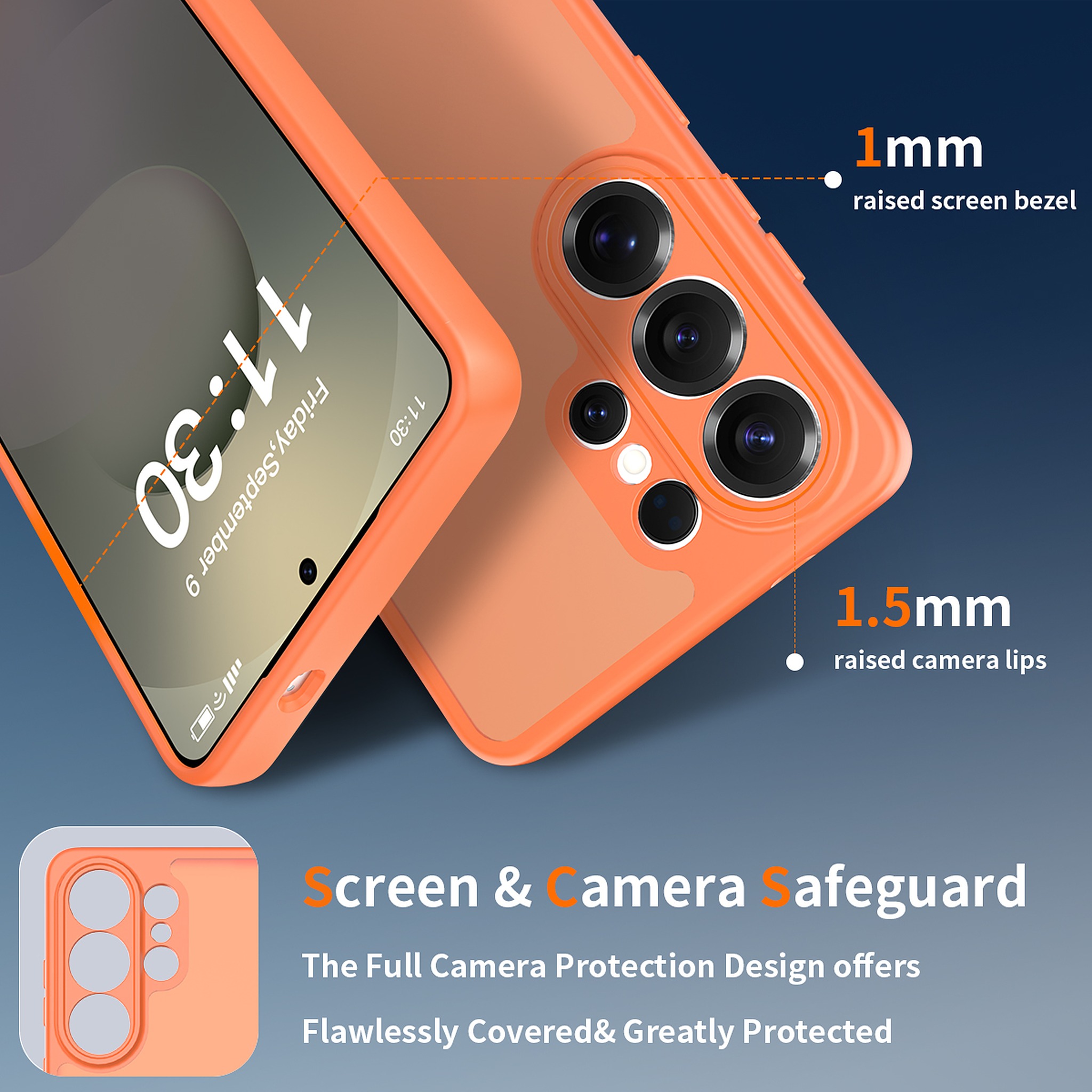 SendaFit Precise-Cutout Matte Skin-Feel Case for Galaxy S26 Ultra detail 36