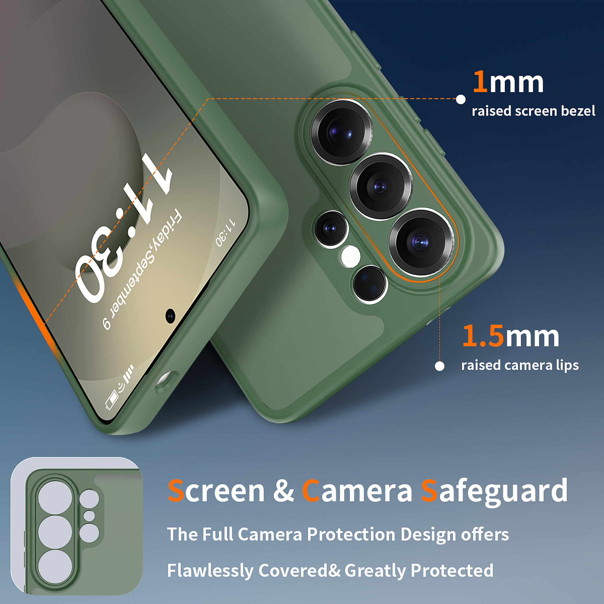 SendaFit Precise-Cutout Matte Skin-Feel Case for Galaxy S26 Ultra detail 8