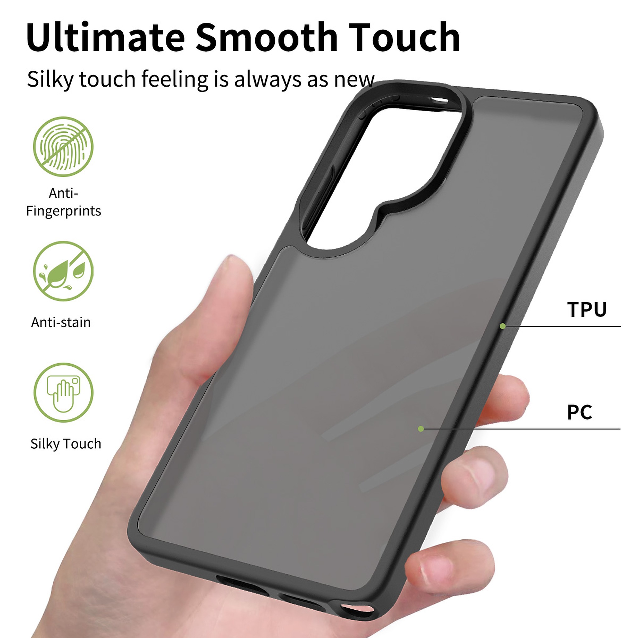 SendaFit Matte Skin-Feel Two-in-One Case for Galaxy S26 Ultra detail 1