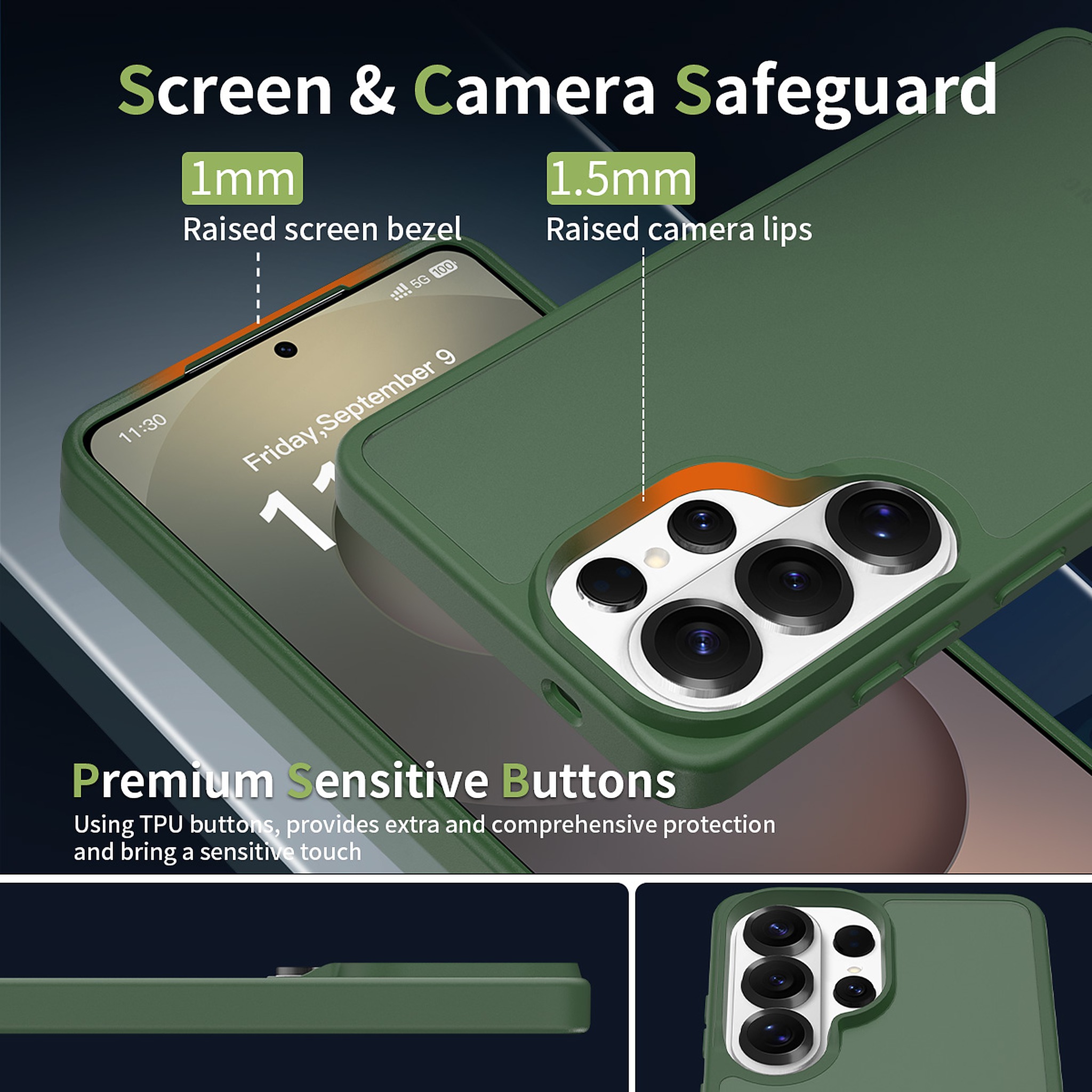 SendaFit Matte Skin-Feel Two-in-One Case for Galaxy S26 Ultra detail 14