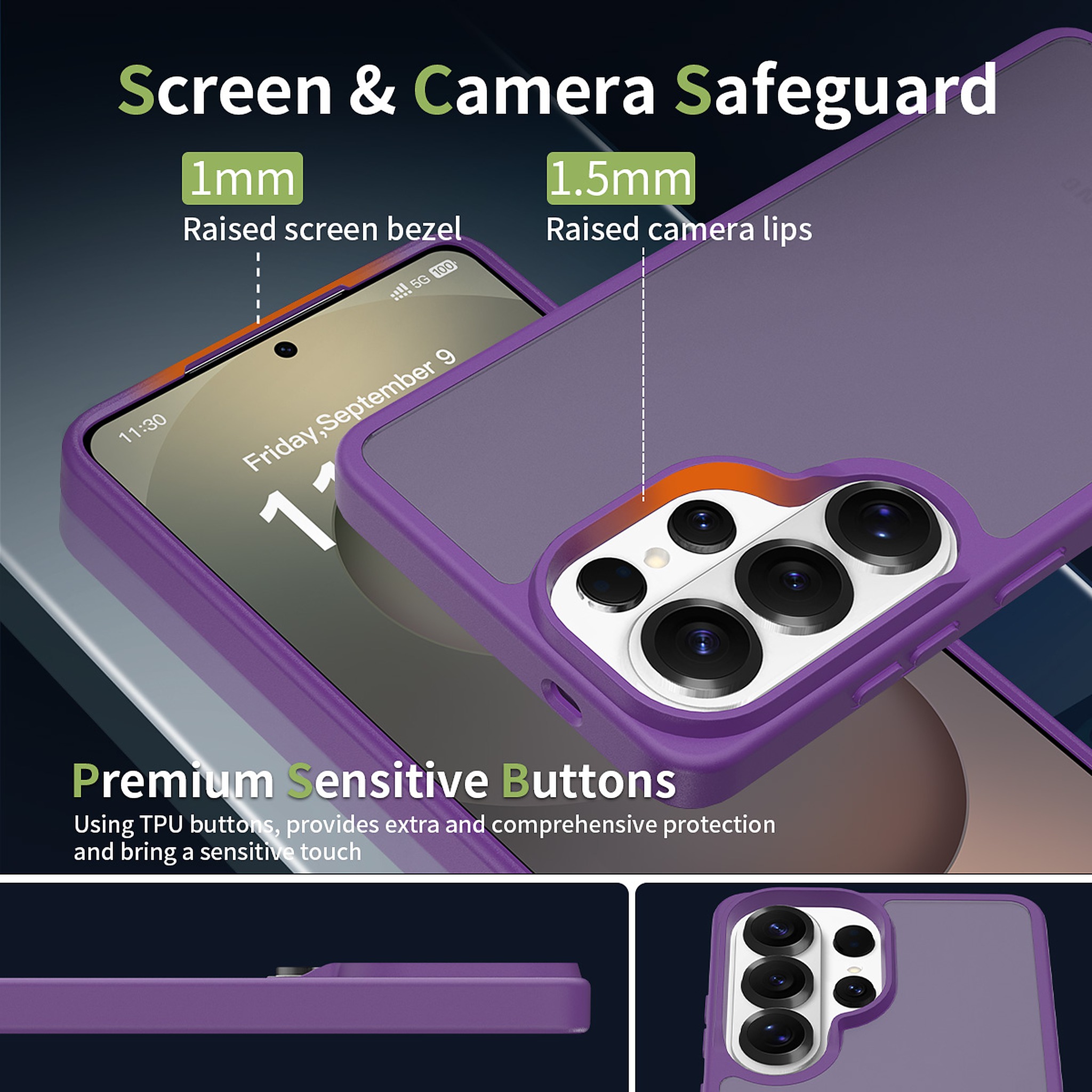 SendaFit Matte Skin-Feel Two-in-One Case for Galaxy S26 Ultra detail 15
