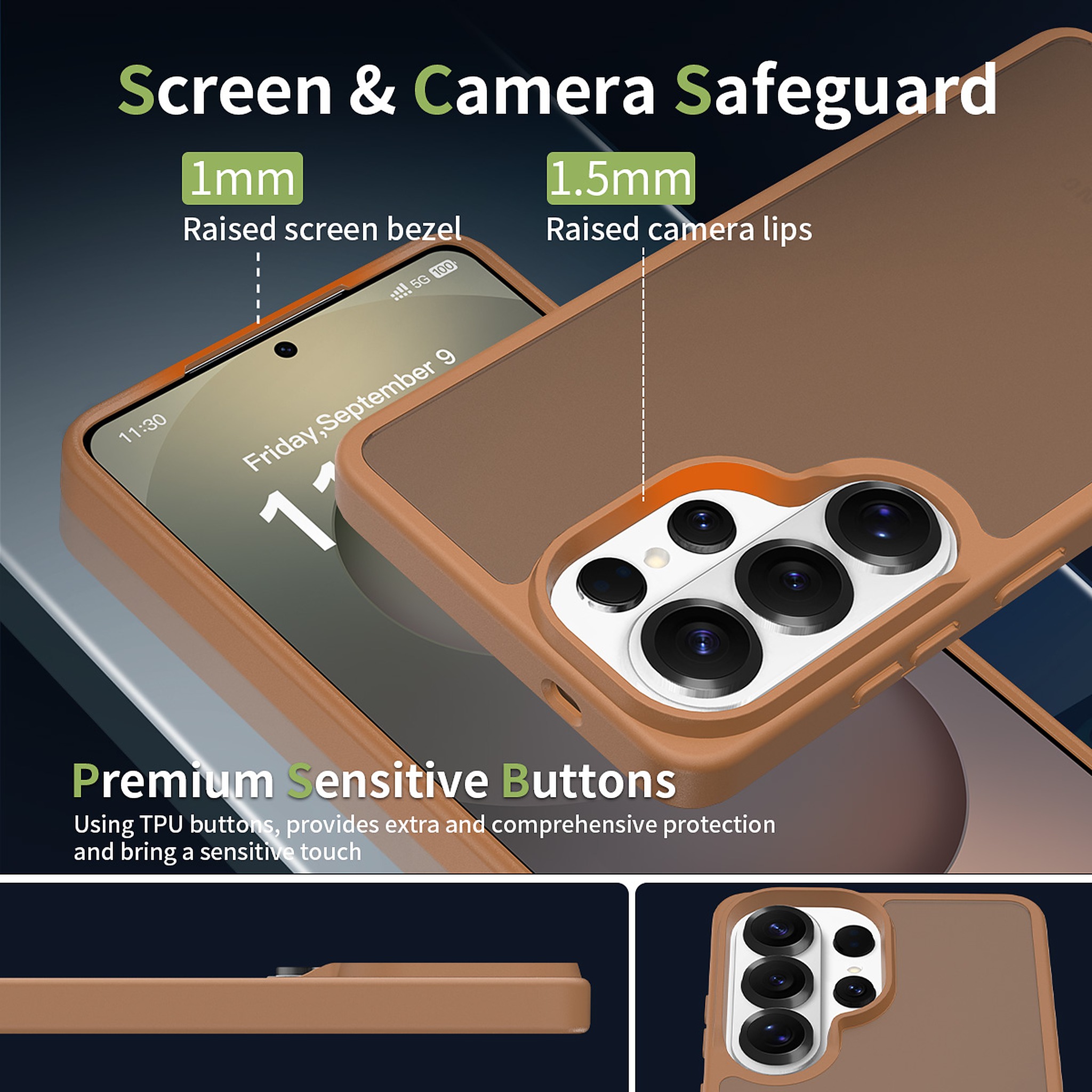 SendaFit Matte Skin-Feel Two-in-One Case for Galaxy S26 Ultra detail 17