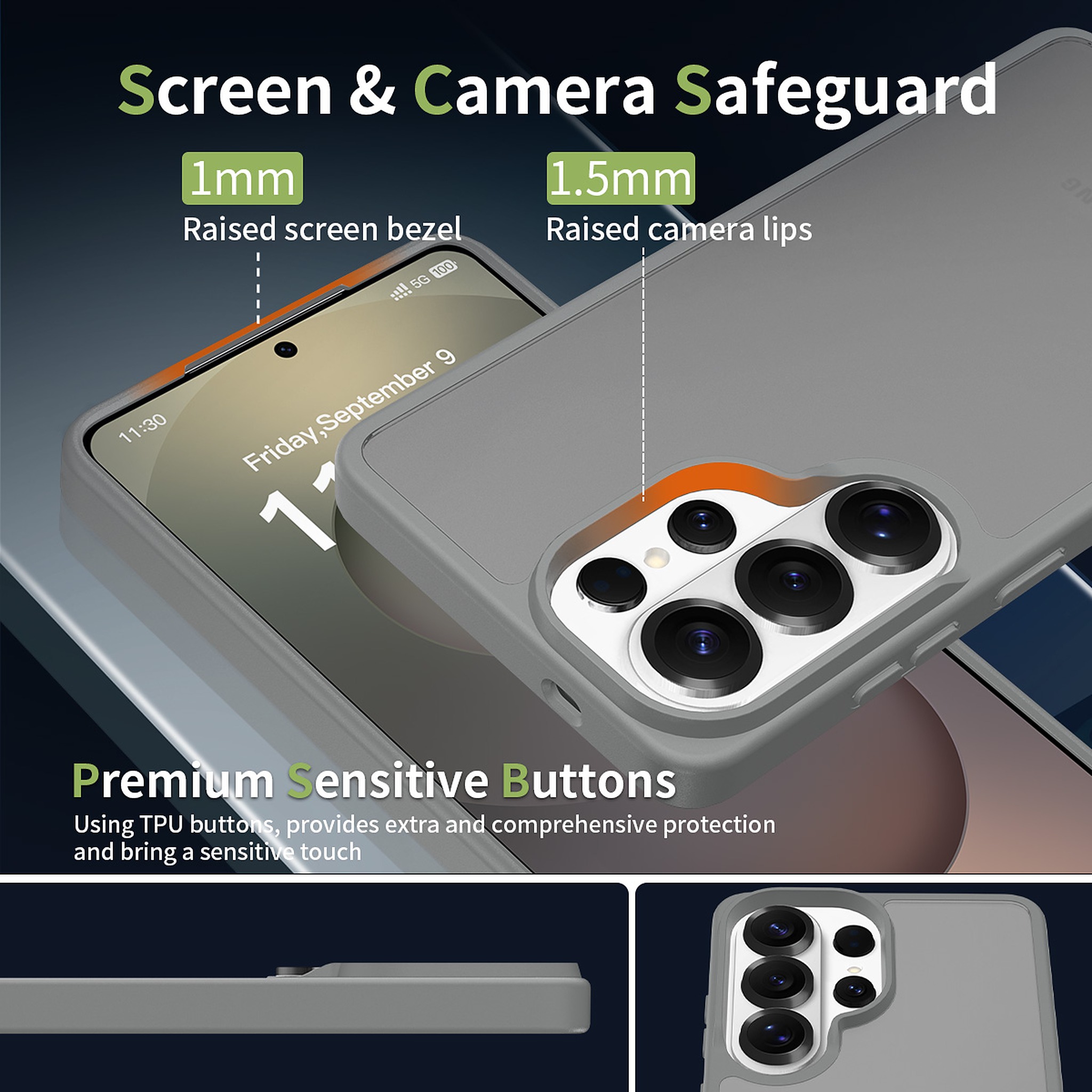 SendaFit Matte Skin-Feel Two-in-One Case for Galaxy S26 Ultra detail 18