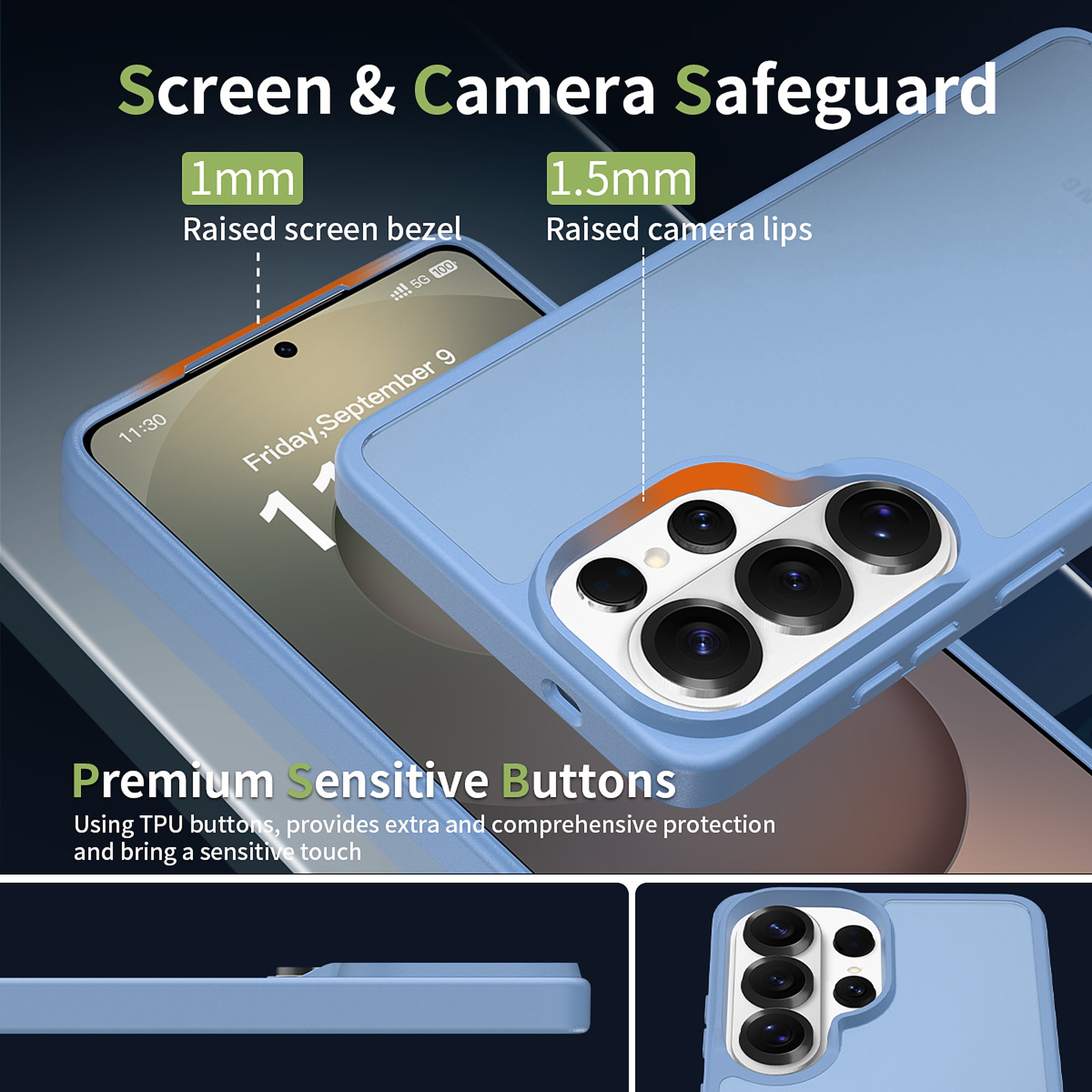 SendaFit Matte Skin-Feel Two-in-One Case for Galaxy S26 Ultra detail 19