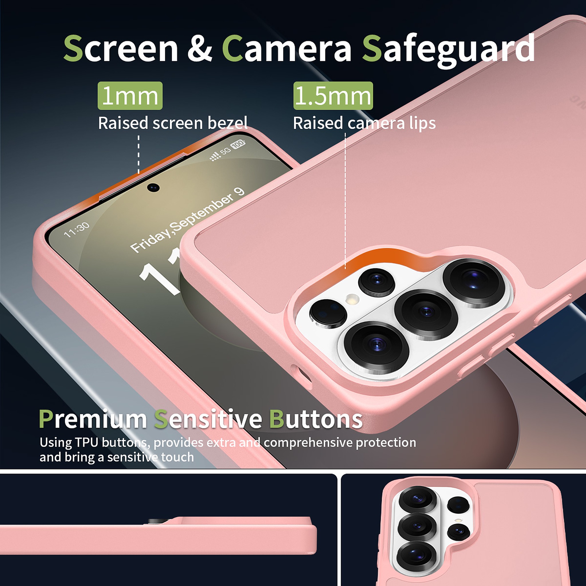 SendaFit Matte Skin-Feel Two-in-One Case for Galaxy S26 Ultra detail 23