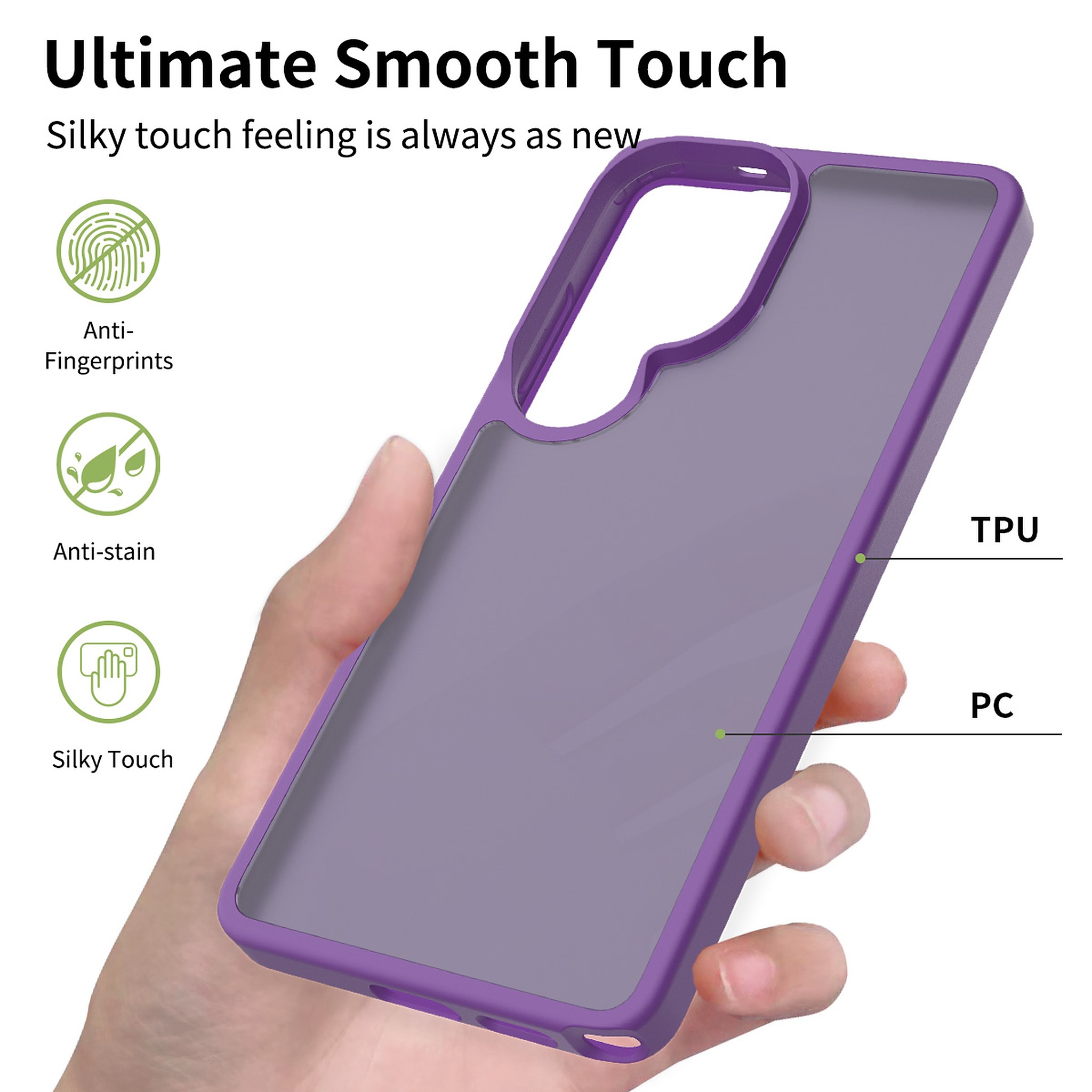 SendaFit Matte Skin-Feel Two-in-One Case for Galaxy S26 Ultra detail 3