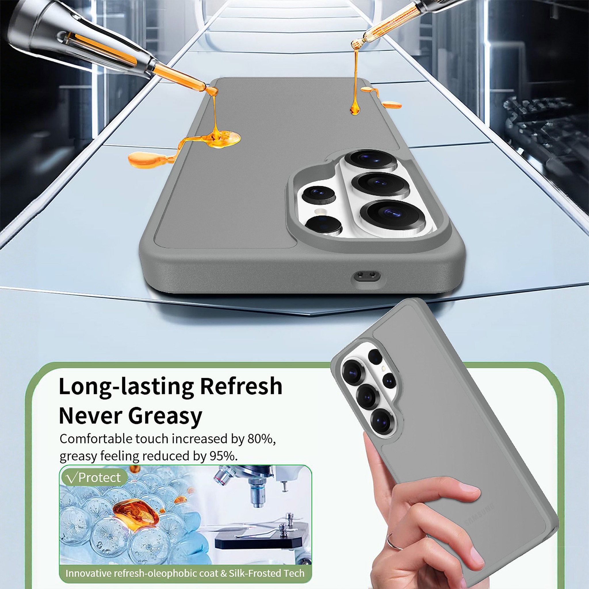 SendaFit Matte Skin-Feel Two-in-One Case for Galaxy S26 Ultra detail 30