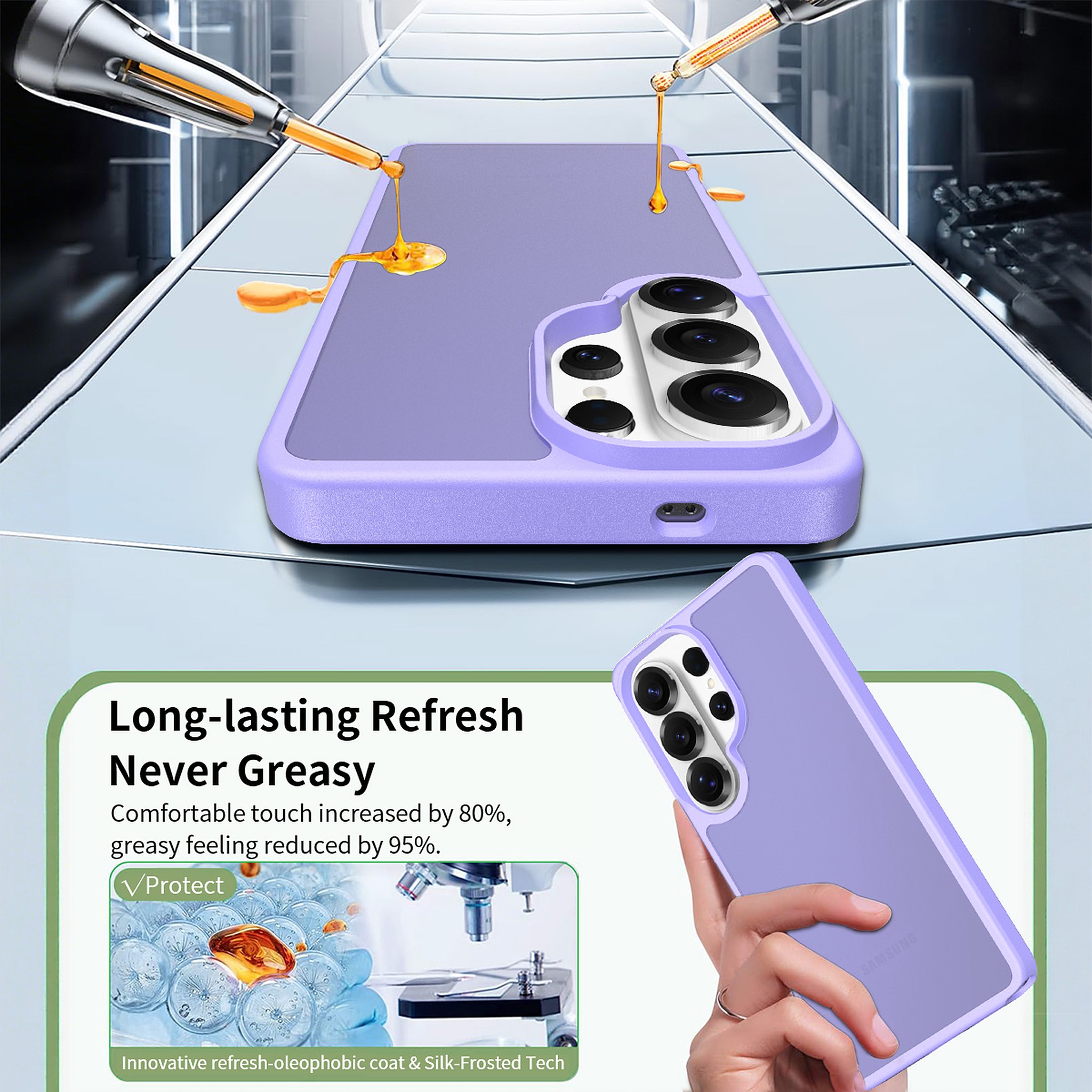 SendaFit Matte Skin-Feel Two-in-One Case for Galaxy S26 Ultra detail 33