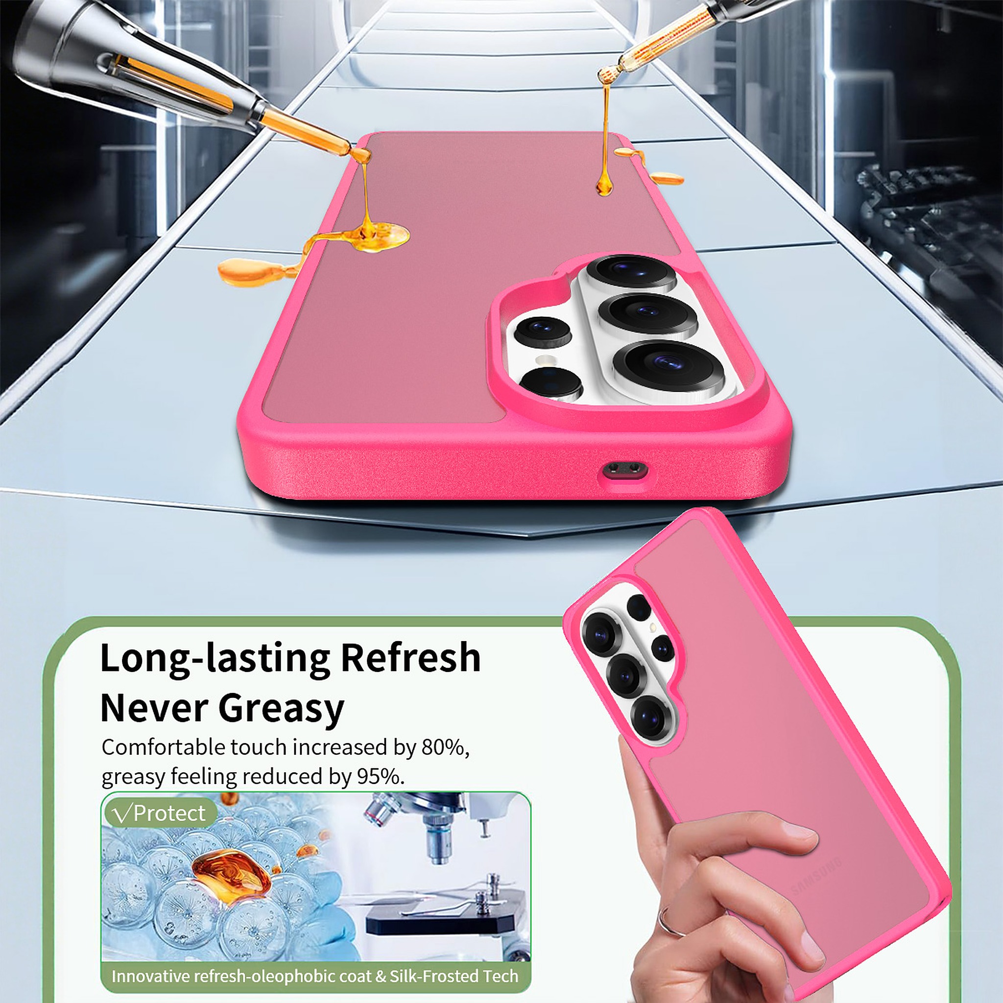 SendaFit Matte Skin-Feel Two-in-One Case for Galaxy S26 Ultra detail 34