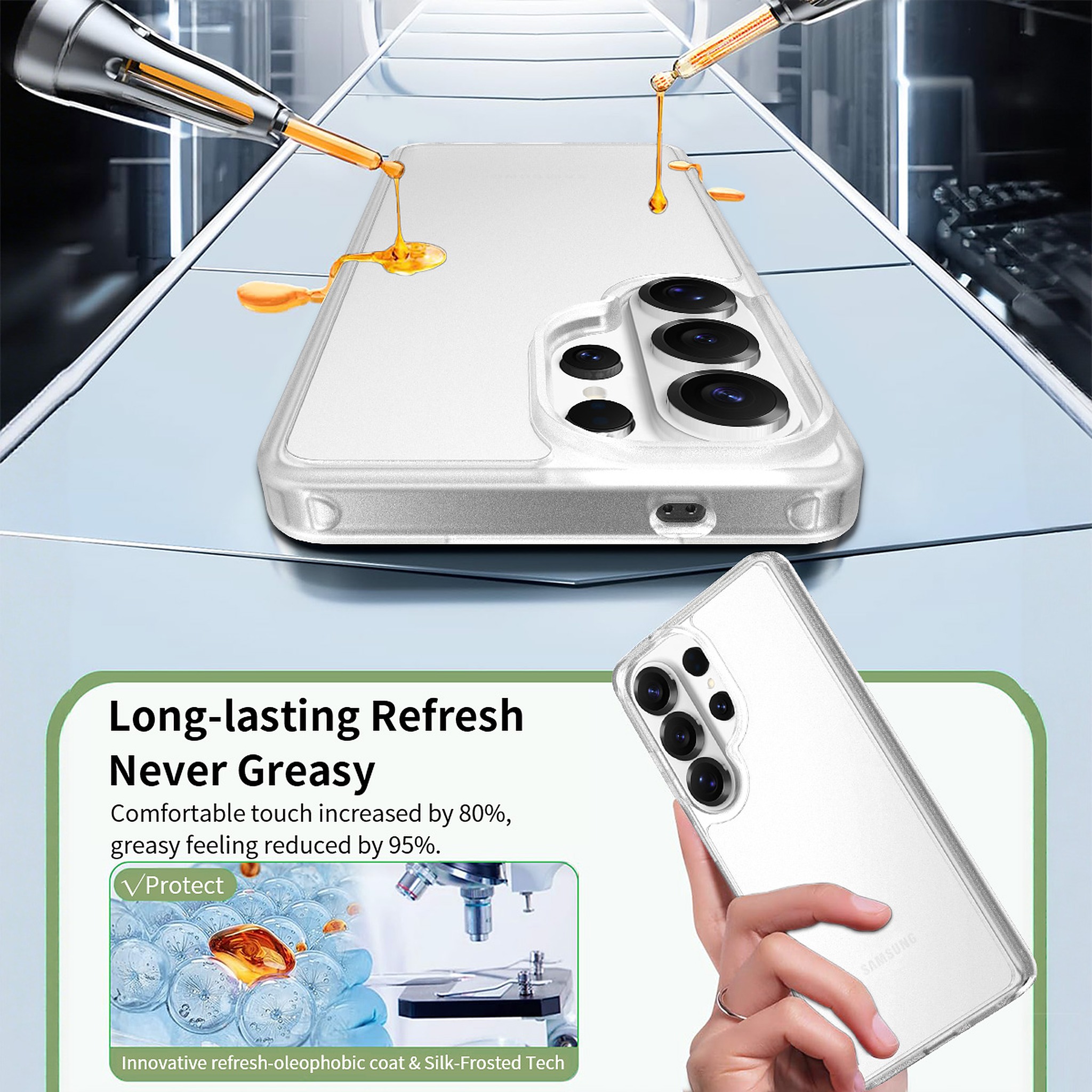 SendaFit Matte Skin-Feel Two-in-One Case for Galaxy S26 Ultra detail 36