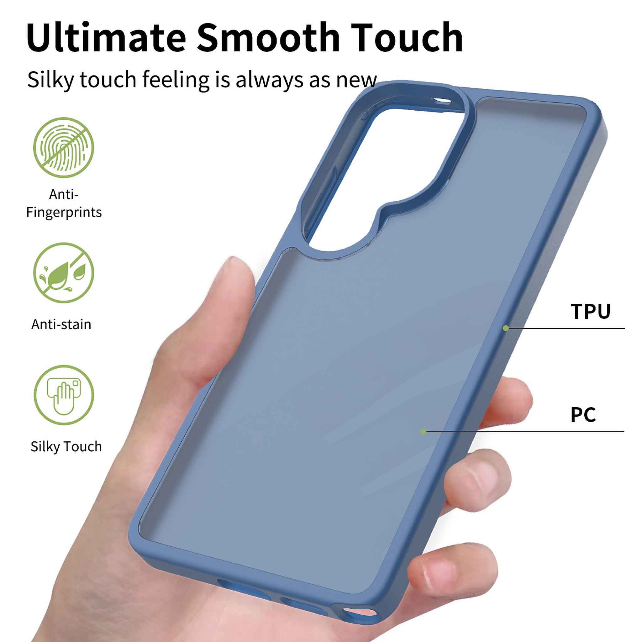 SendaFit Matte Skin-Feel Two-in-One Case for Galaxy S26 Ultra detail 4