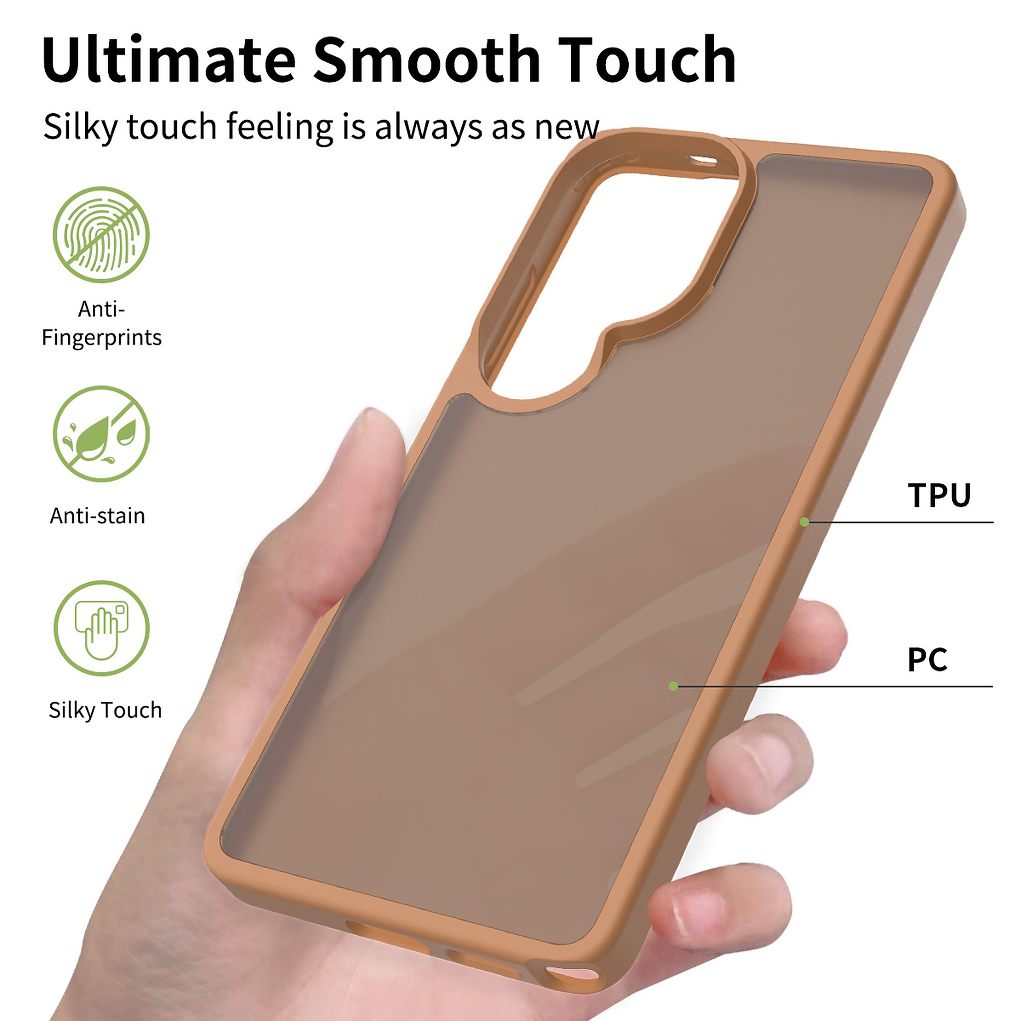 SendaFit Matte Skin-Feel Two-in-One Case for Galaxy S26 Ultra detail 5
