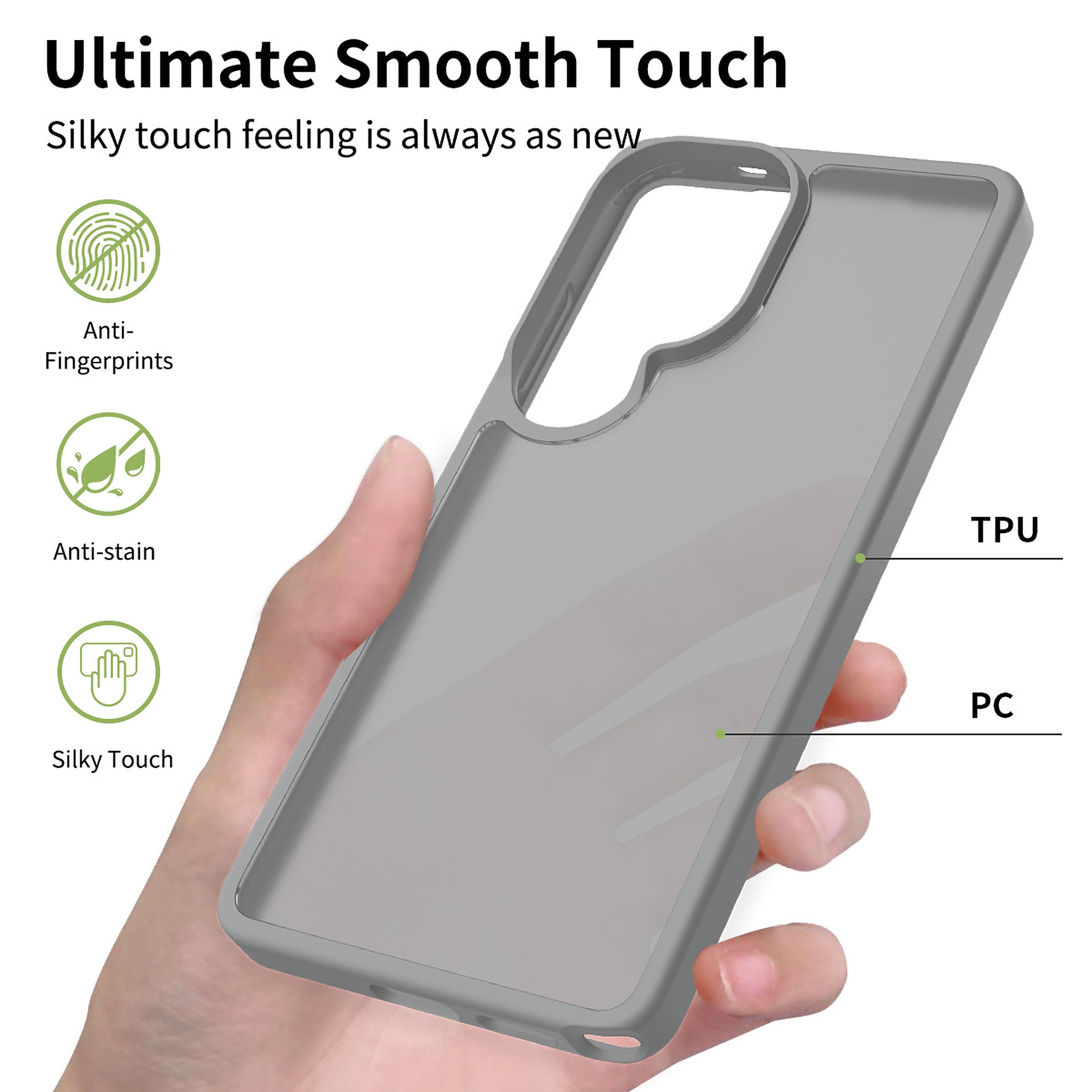 SendaFit Matte Skin-Feel Two-in-One Case for Galaxy S26 Ultra detail 6