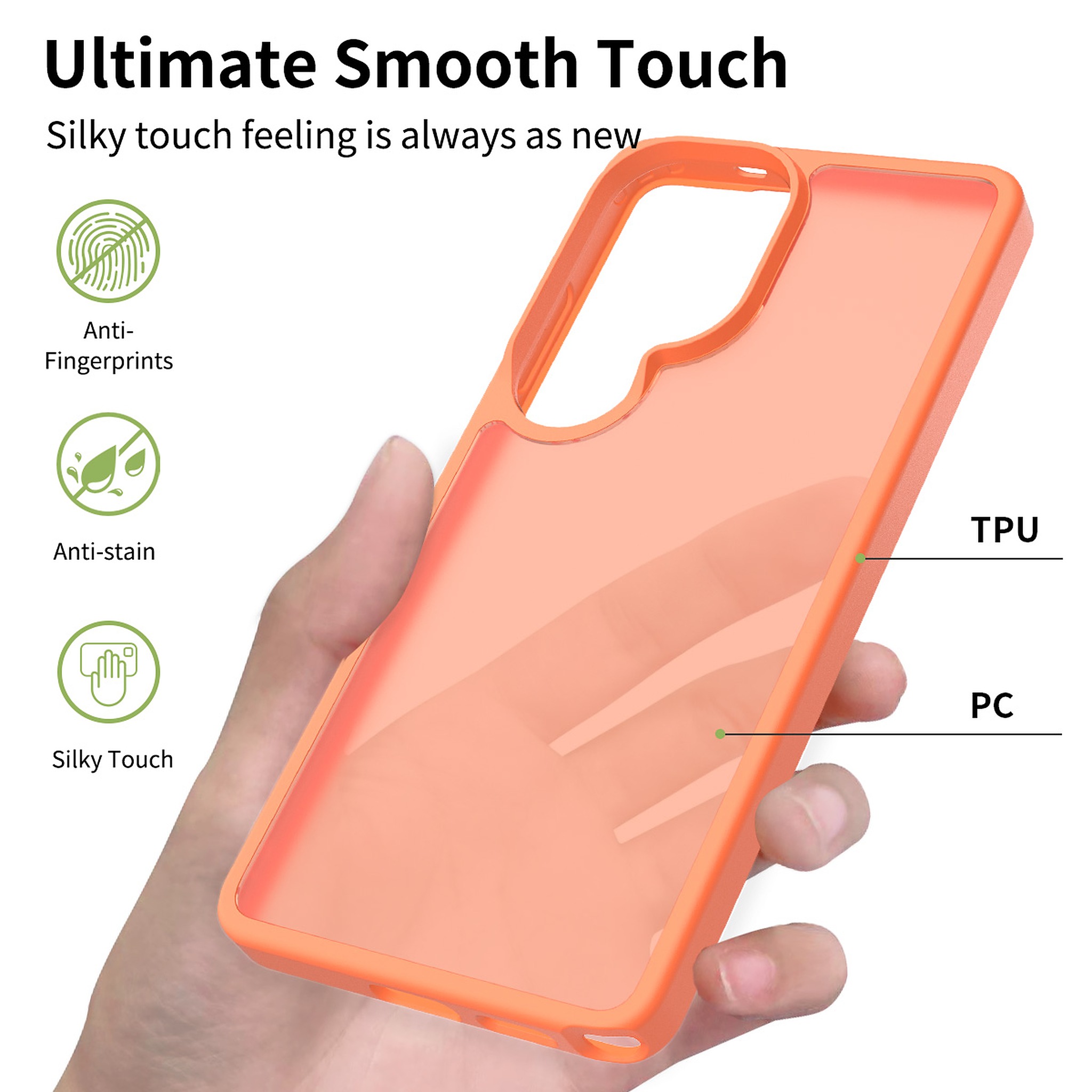 SendaFit Matte Skin-Feel Two-in-One Case for Galaxy S26 Ultra detail 8