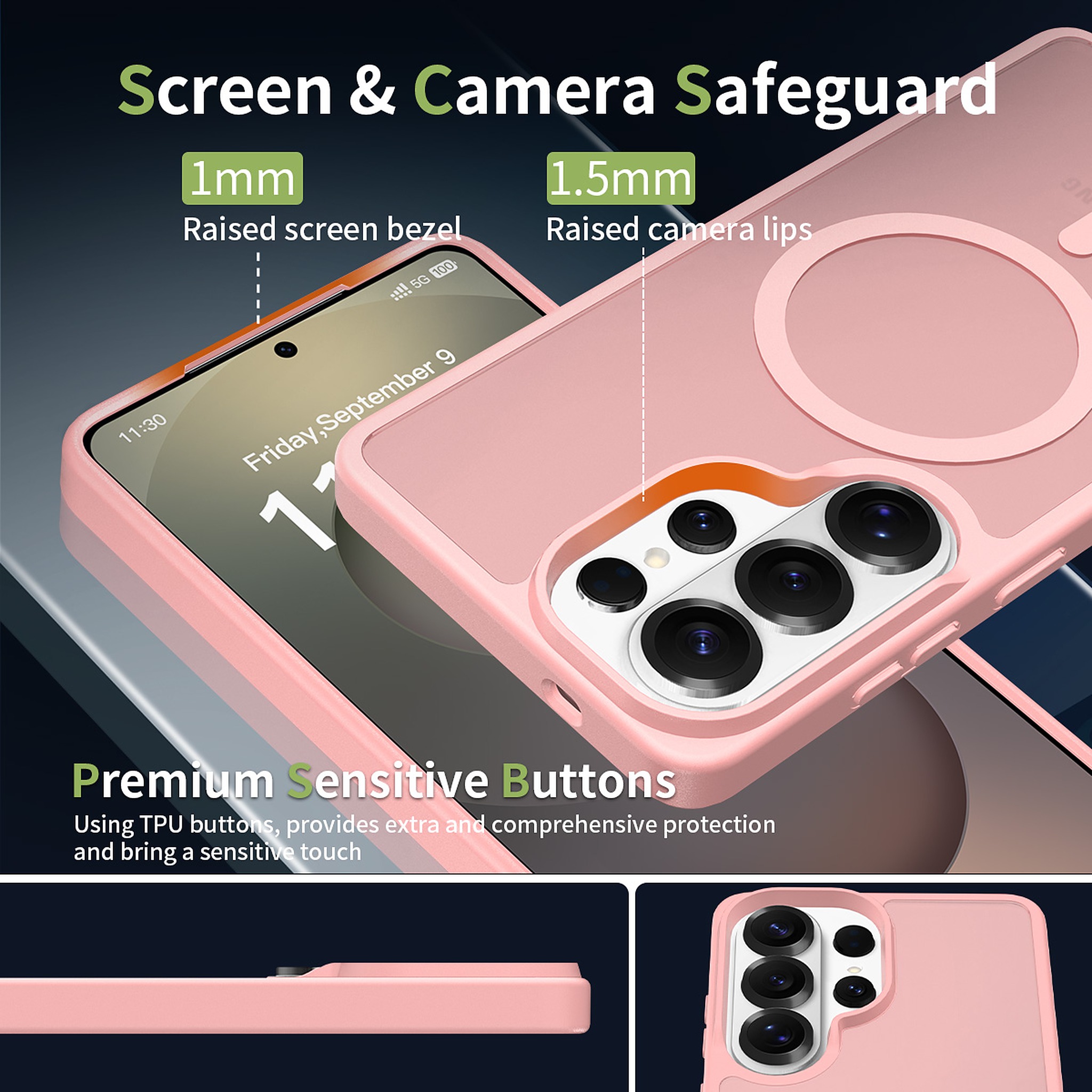 SendaFit Matte Skin-Feel Two-in-One MagSafe Case for Galaxy S26 Ultra detail 13