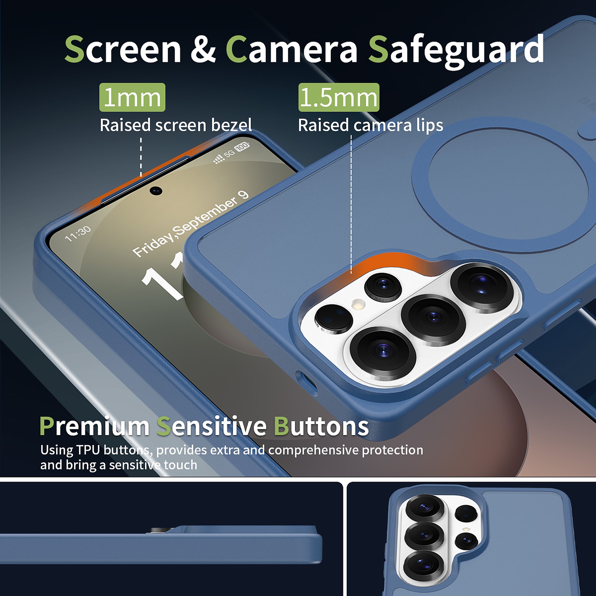 SendaFit Matte Skin-Feel Two-in-One MagSafe Case for Galaxy S26 Ultra detail 16