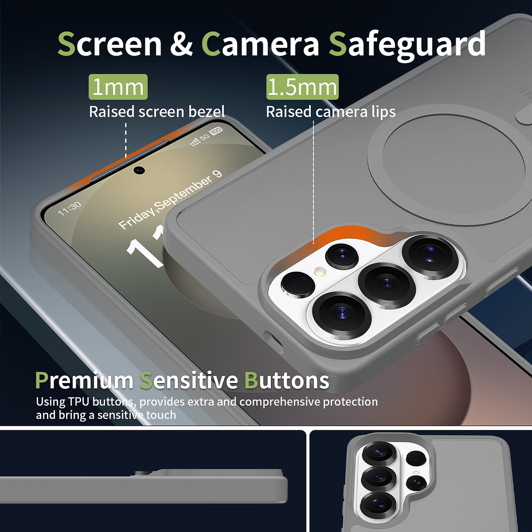 SendaFit Matte Skin-Feel Two-in-One MagSafe Case for Galaxy S26 Ultra detail 18