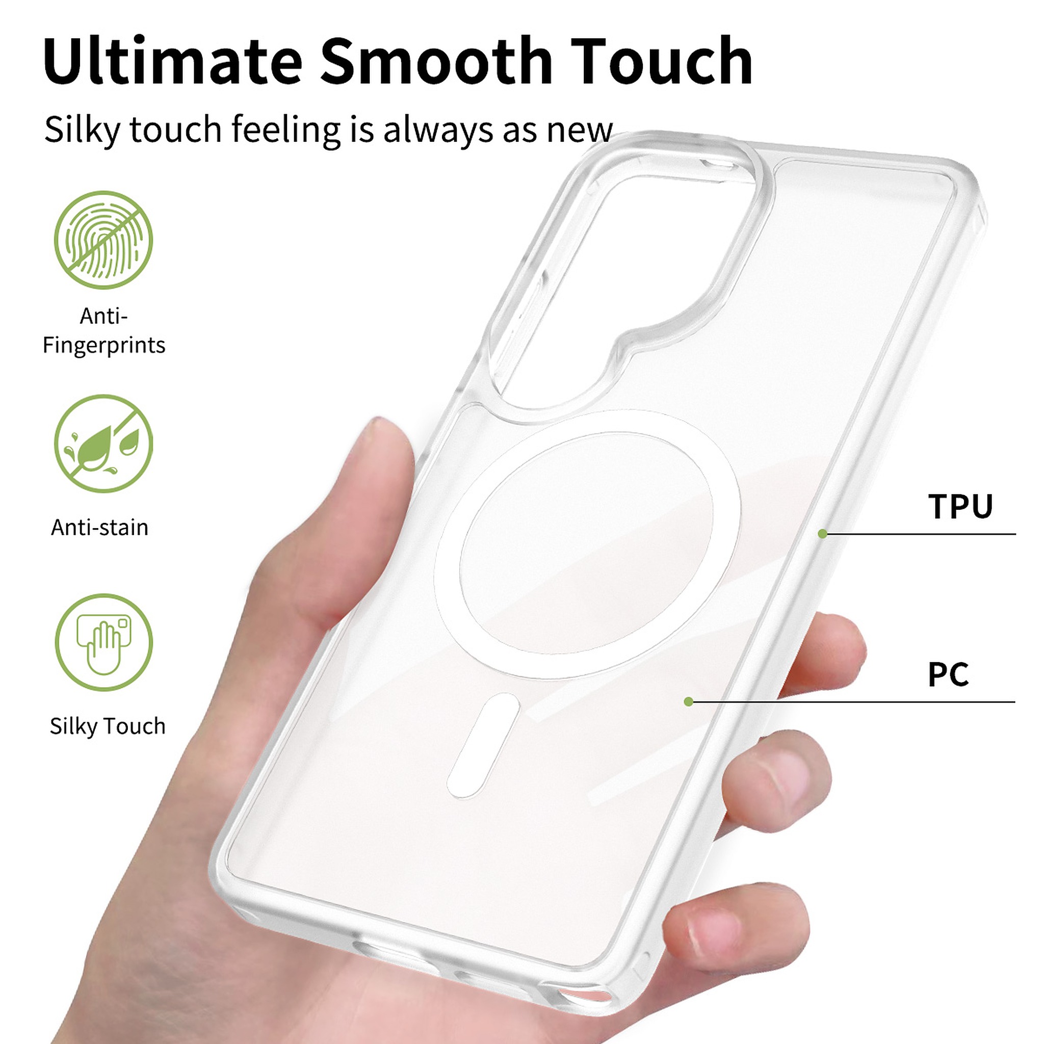 SendaFit Matte Skin-Feel Two-in-One MagSafe Case for Galaxy S26 Ultra detail 2