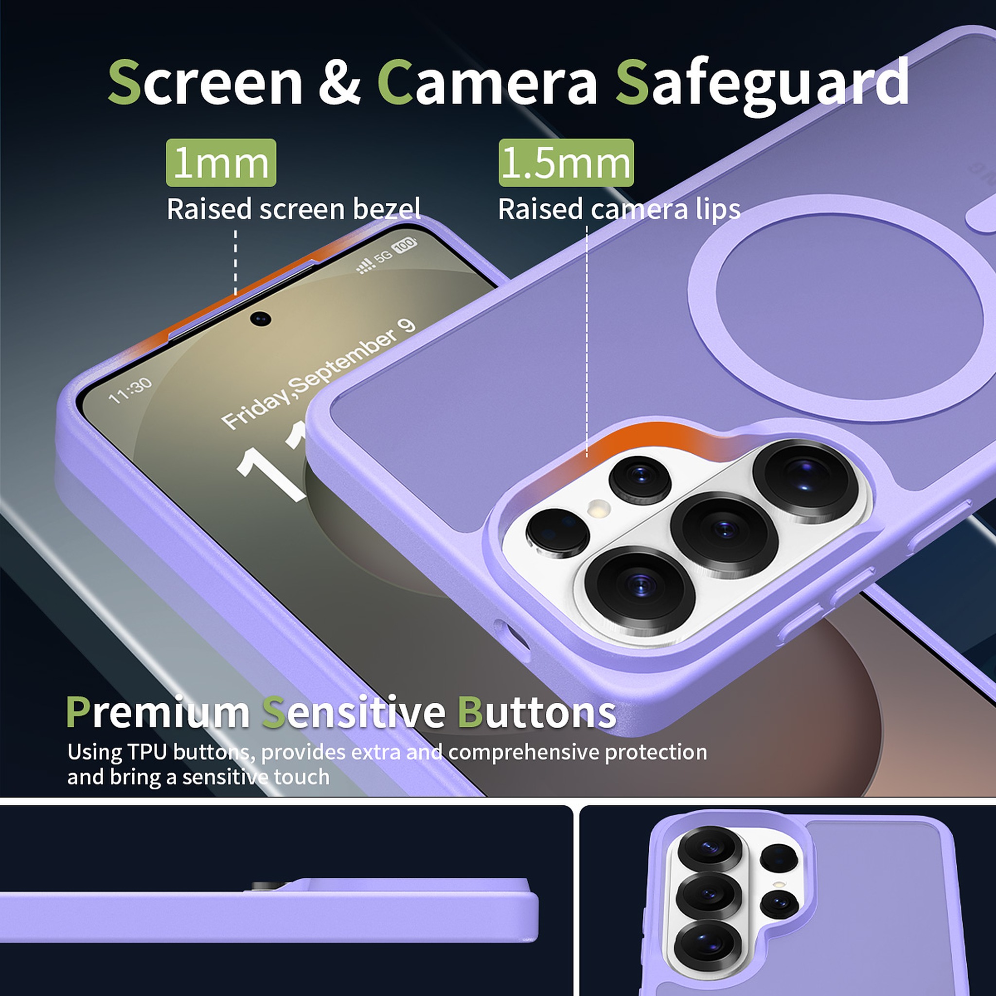 SendaFit Matte Skin-Feel Two-in-One MagSafe Case for Galaxy S26 Ultra detail 21