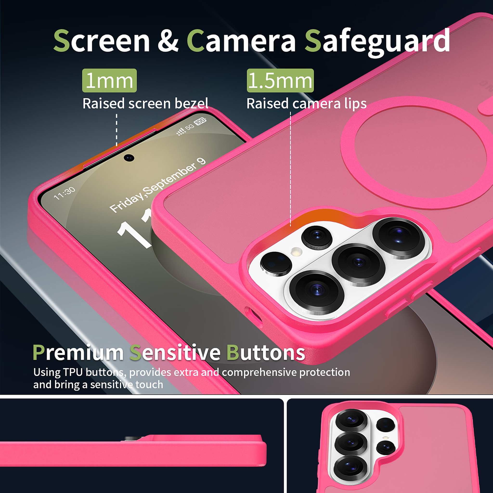 SendaFit Matte Skin-Feel Two-in-One MagSafe Case for Galaxy S26 Ultra detail 22