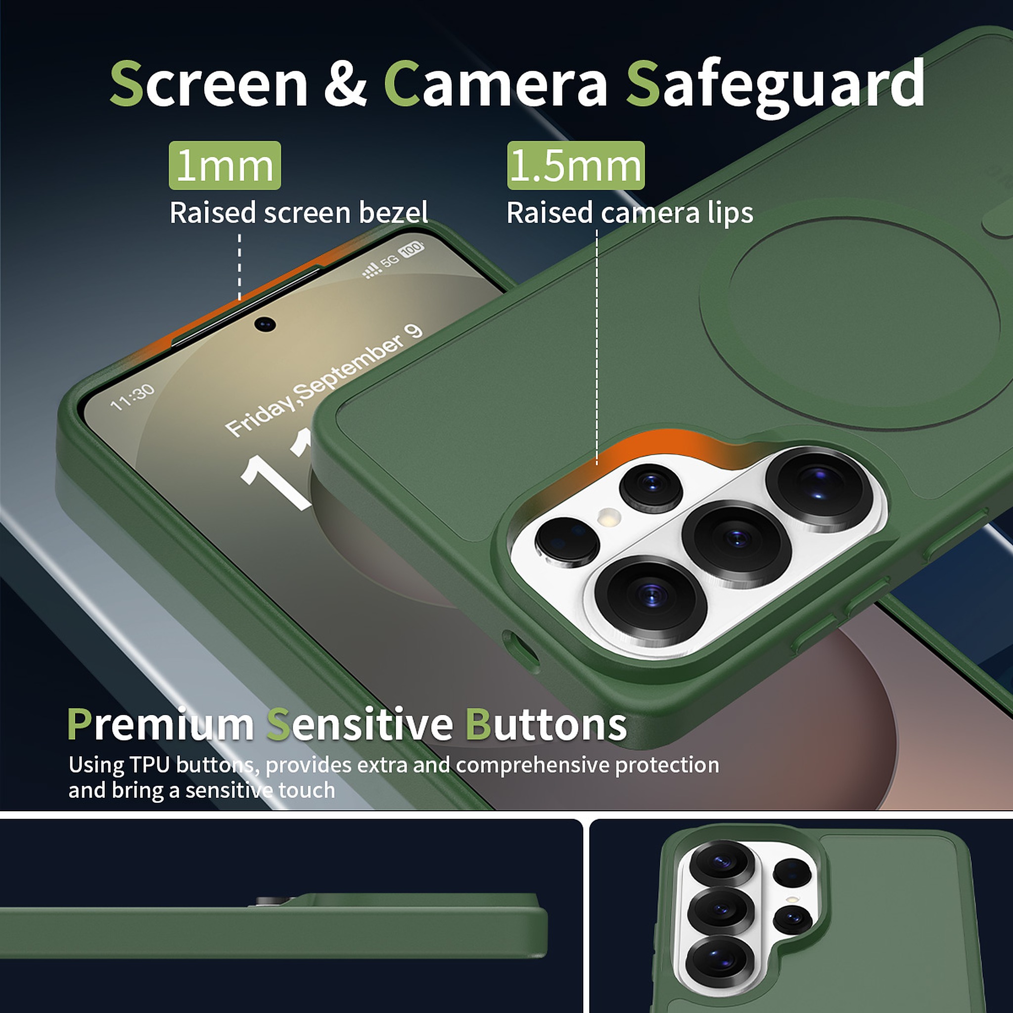 SendaFit Matte Skin-Feel Two-in-One MagSafe Case for Galaxy S26 Ultra detail 23