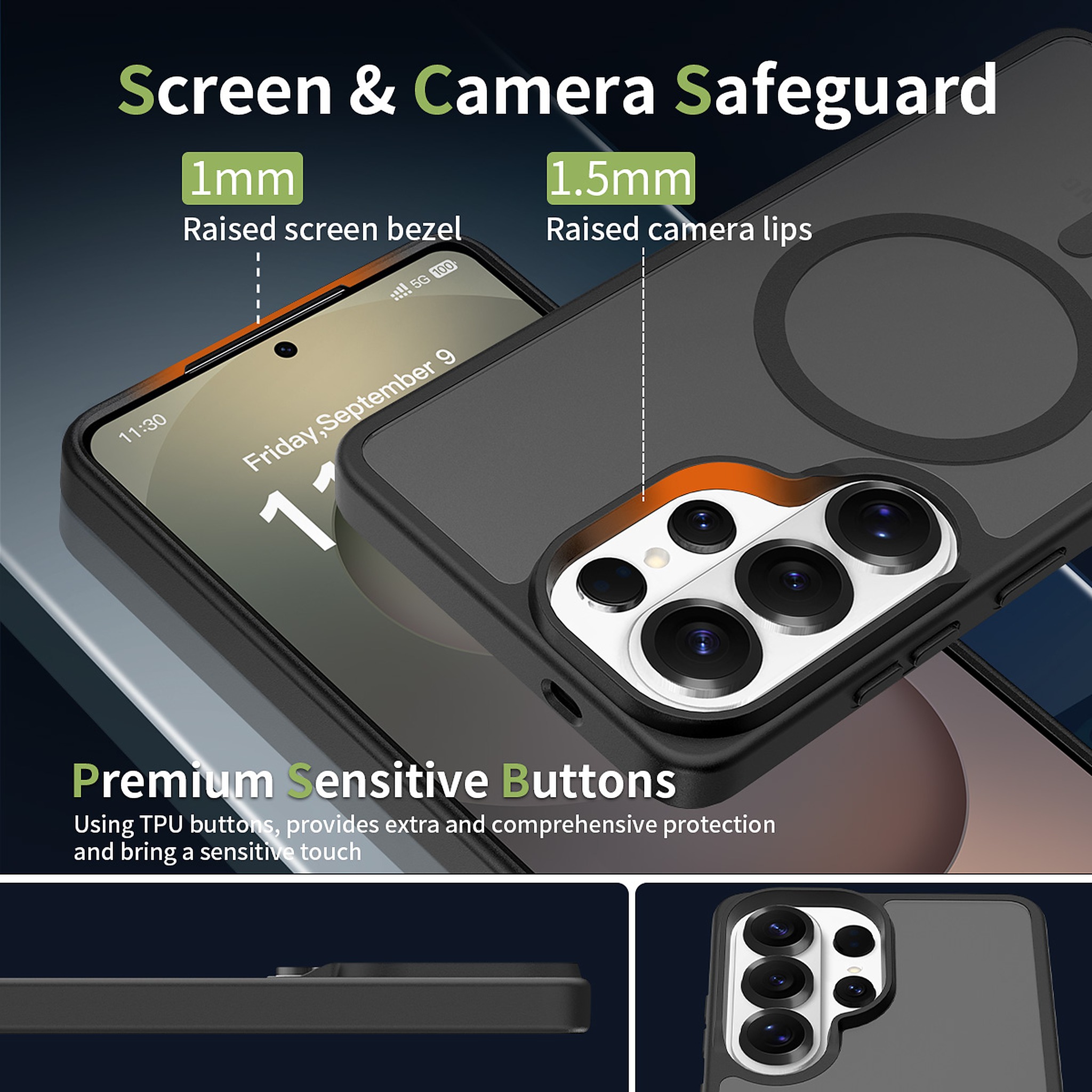 SendaFit Matte Skin-Feel Two-in-One MagSafe Case for Galaxy S26 Ultra detail 24