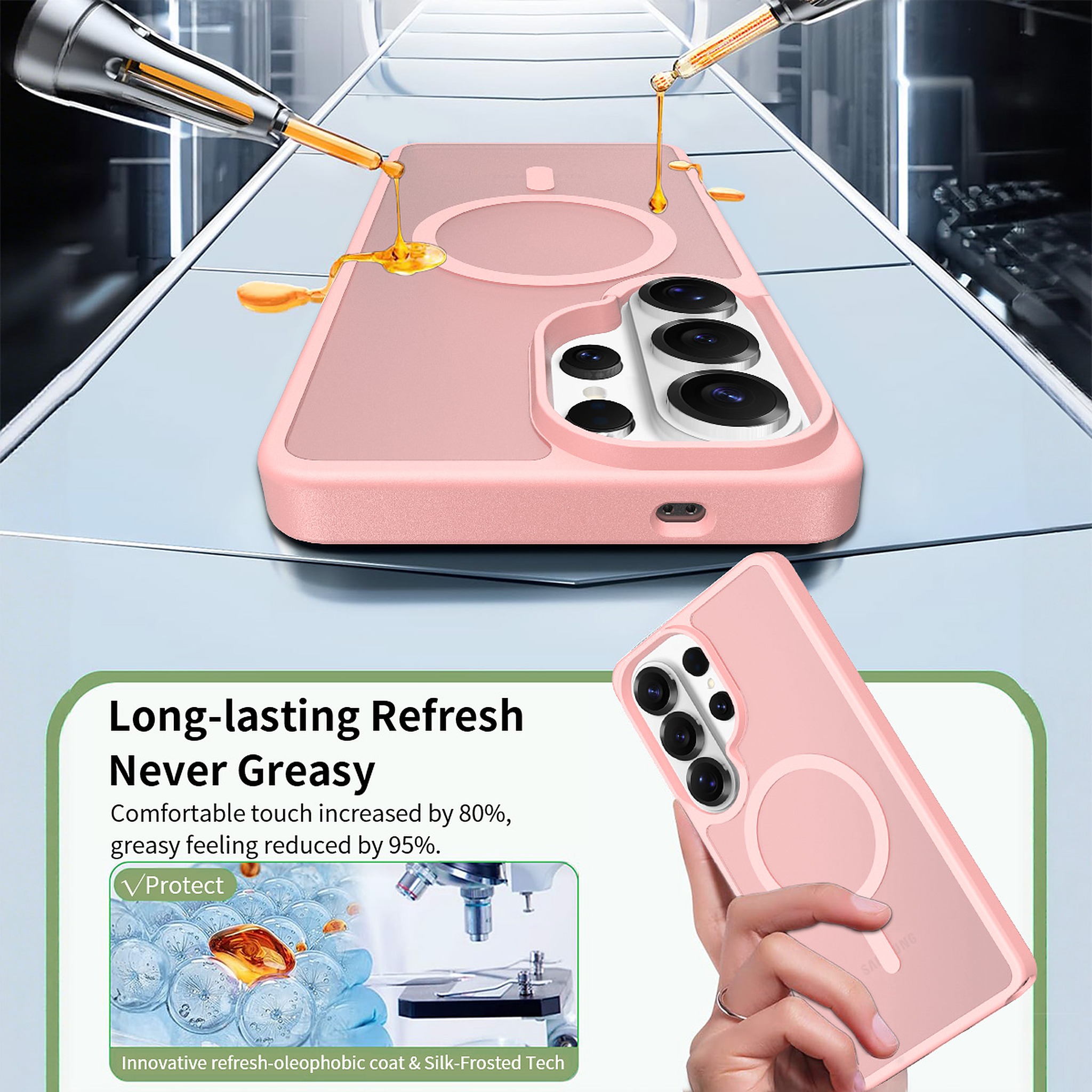SendaFit Matte Skin-Feel Two-in-One MagSafe Case for Galaxy S26 Ultra detail 25