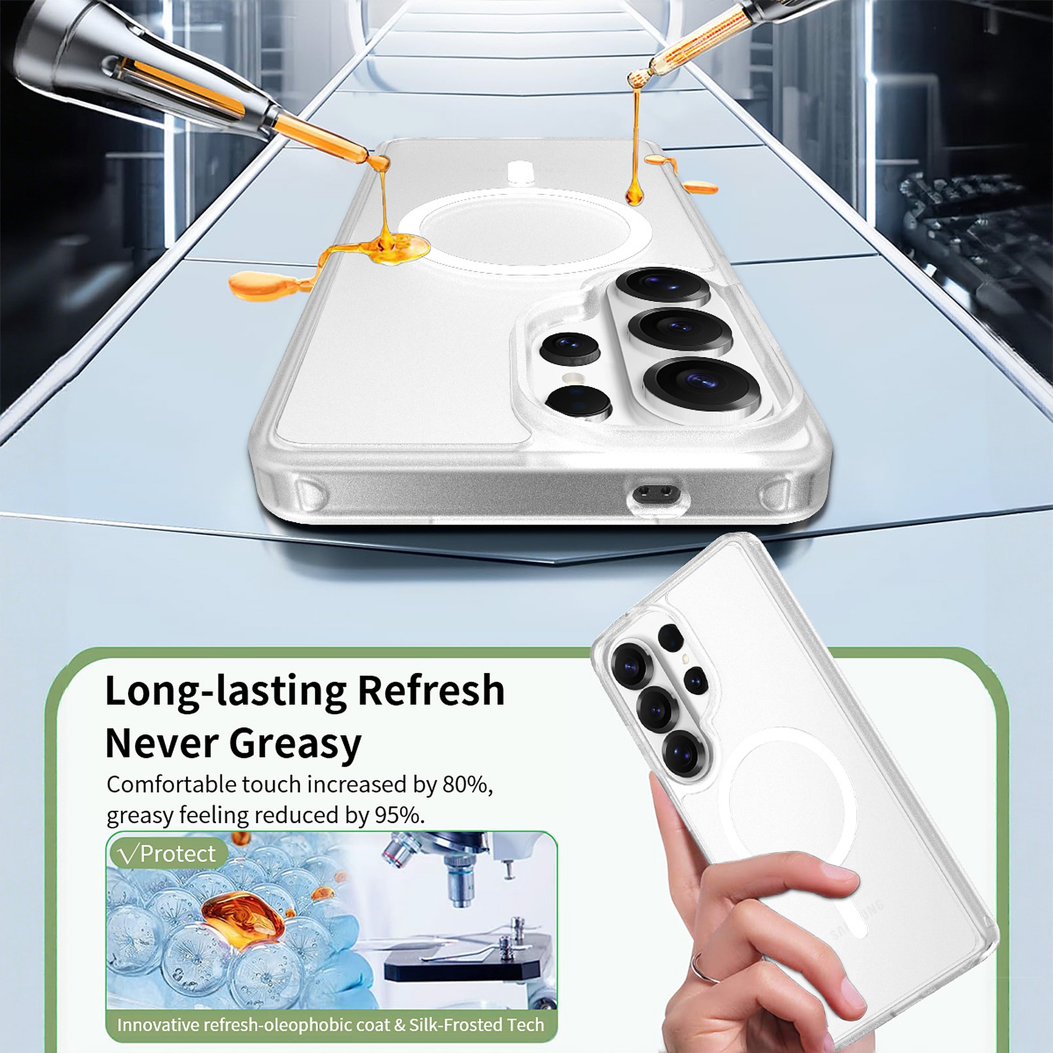 SendaFit Matte Skin-Feel Two-in-One MagSafe Case for Galaxy S26 Ultra detail 26