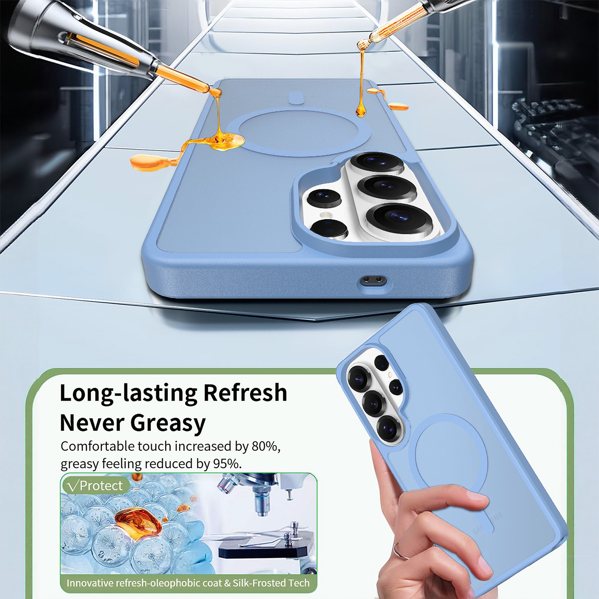 SendaFit Matte Skin-Feel Two-in-One MagSafe Case for Galaxy S26 Ultra detail 31