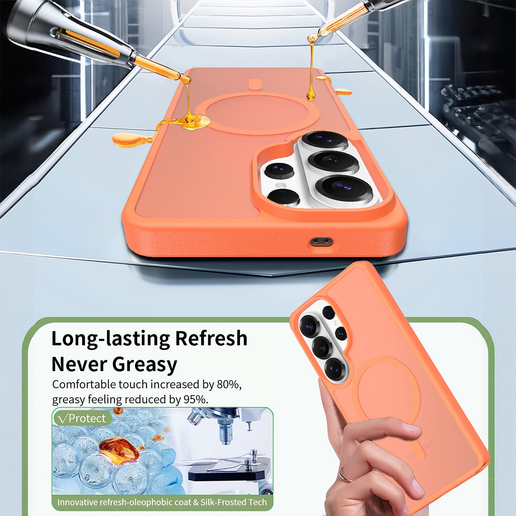 SendaFit Matte Skin-Feel Two-in-One MagSafe Case for Galaxy S26 Ultra detail 32