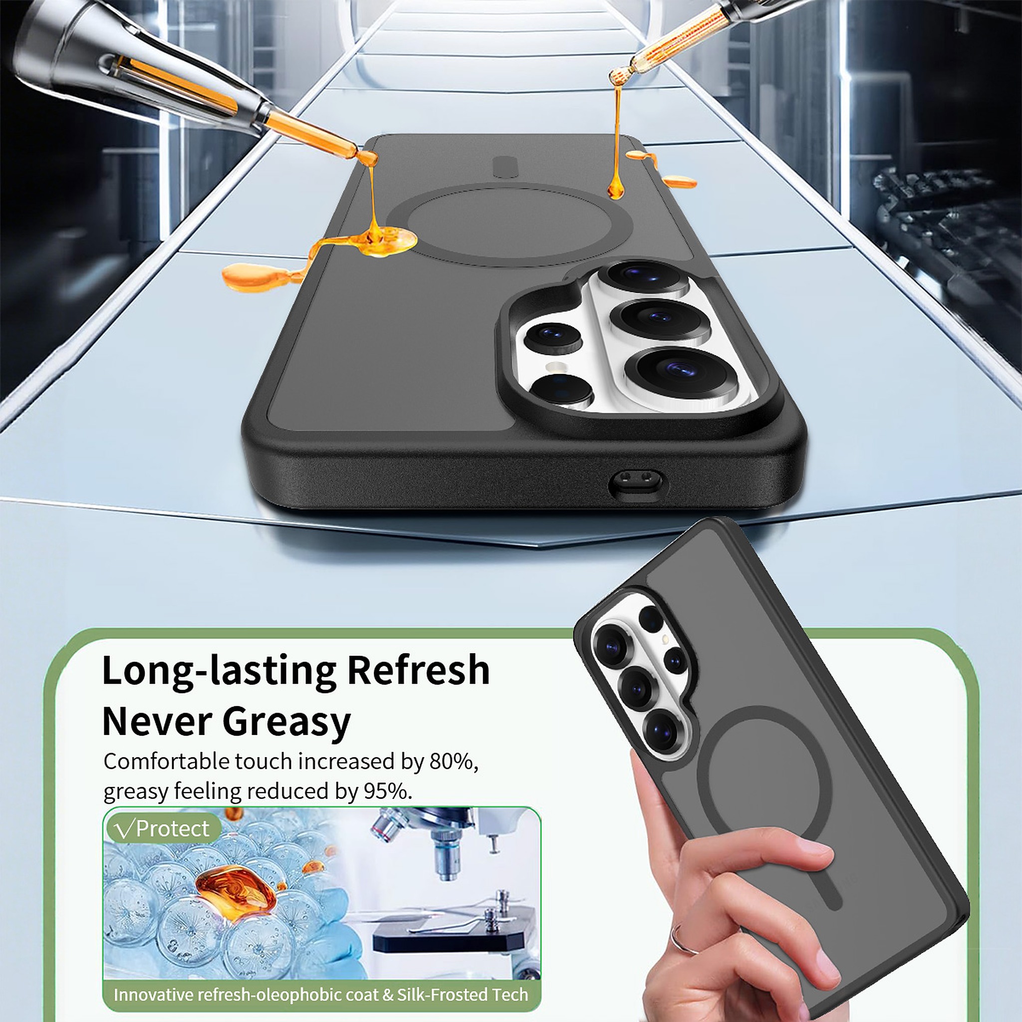 SendaFit Matte Skin-Feel Two-in-One MagSafe Case for Galaxy S26 Ultra detail 36