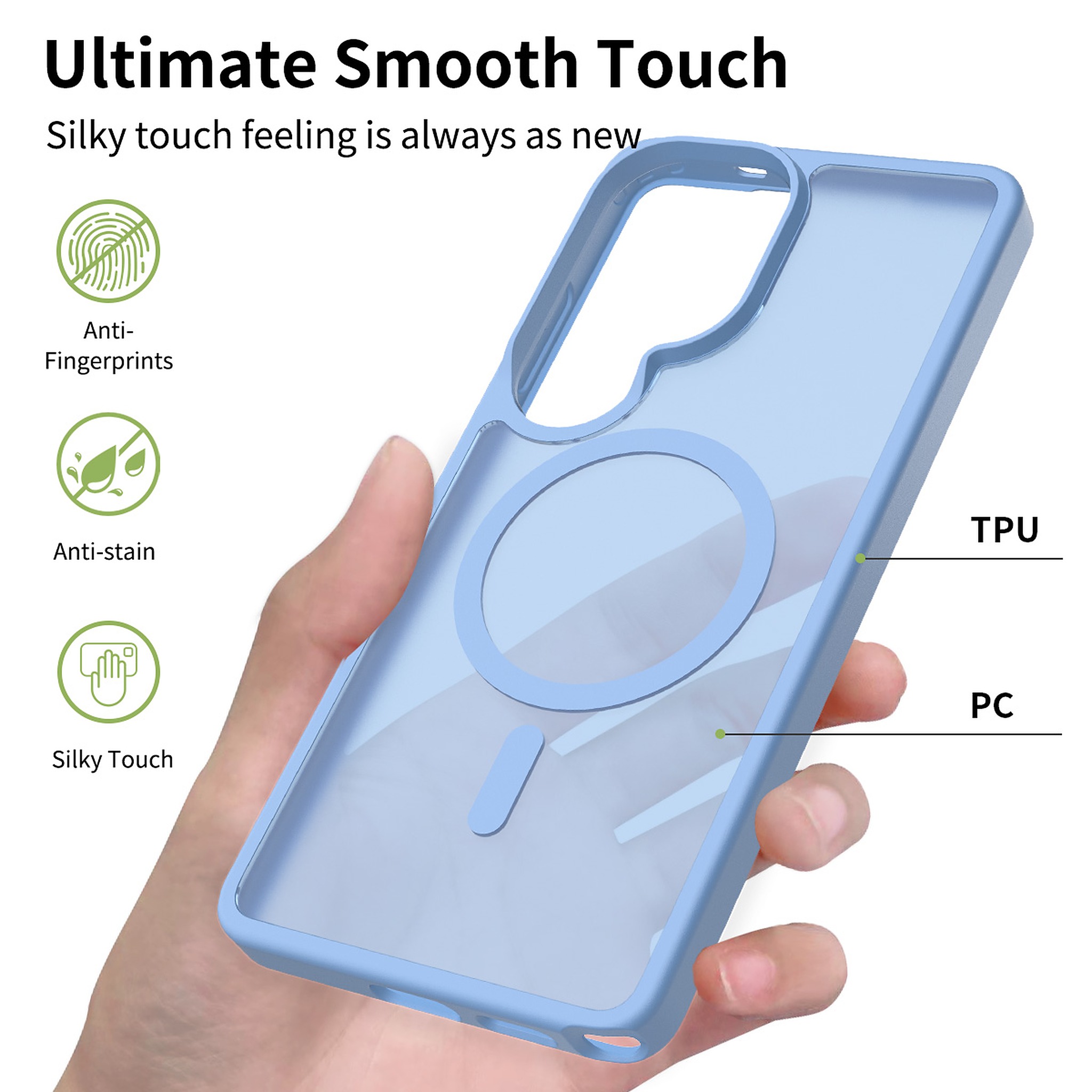 SendaFit Matte Skin-Feel Two-in-One MagSafe Case for Galaxy S26 Ultra detail 7
