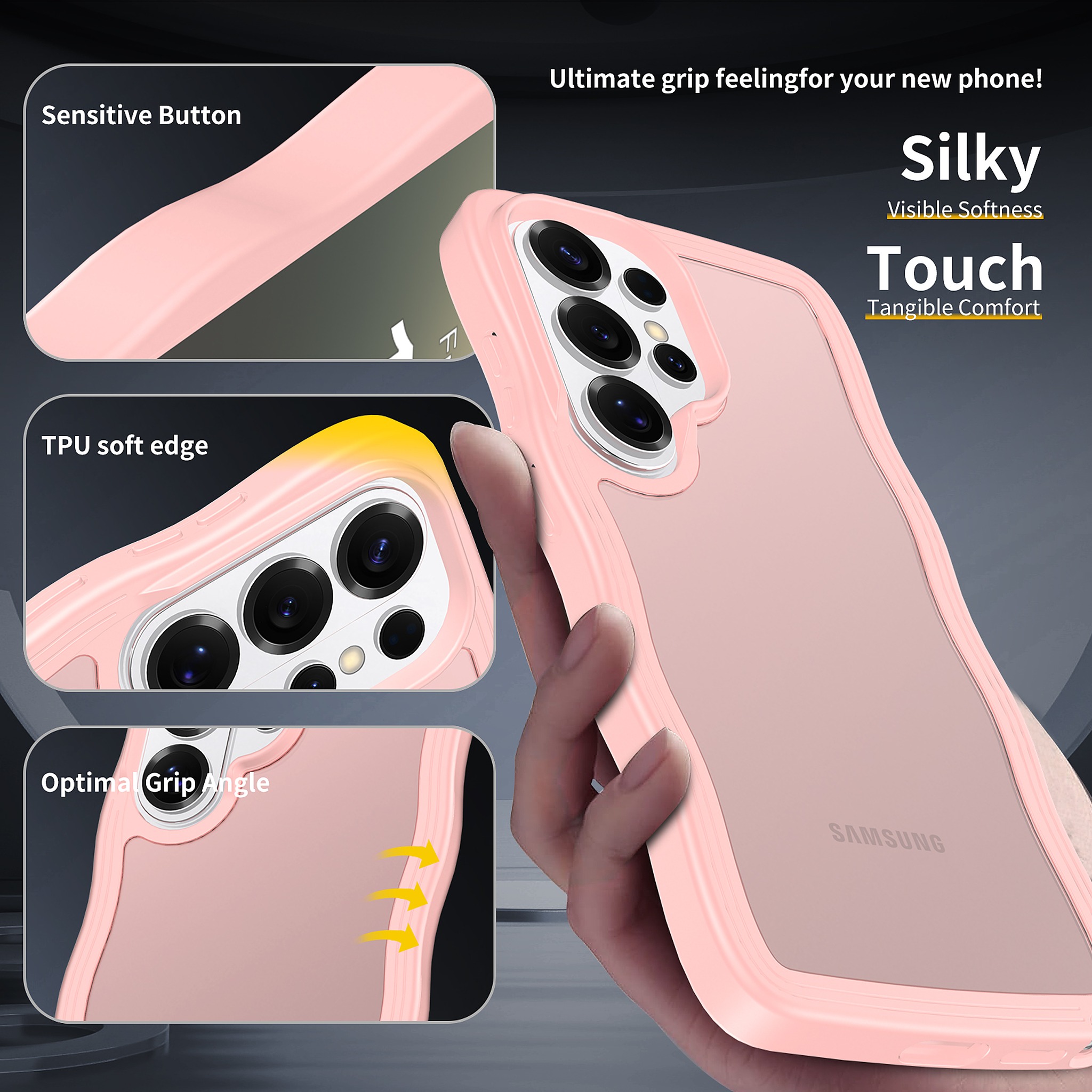 SendaFit Wavy Matte Two-in-One Case for Galaxy S26 Ultra detail 1