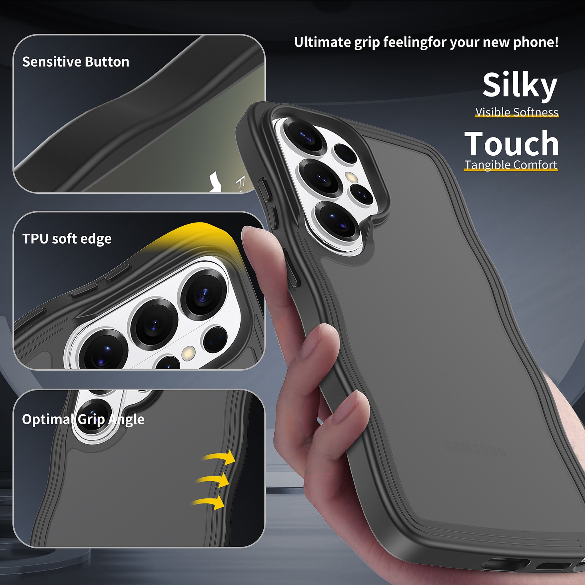 SendaFit Wavy Matte Two-in-One Case for Galaxy S26 Ultra detail 11