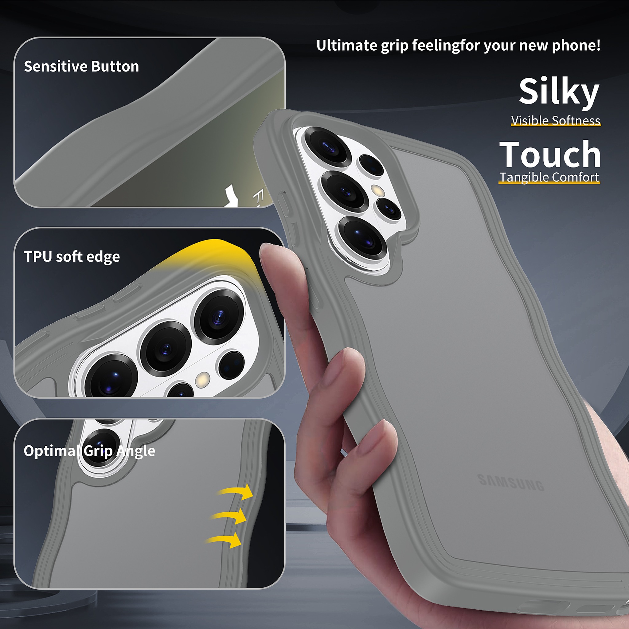 SendaFit Wavy Matte Two-in-One Case for Galaxy S26 Ultra detail 2