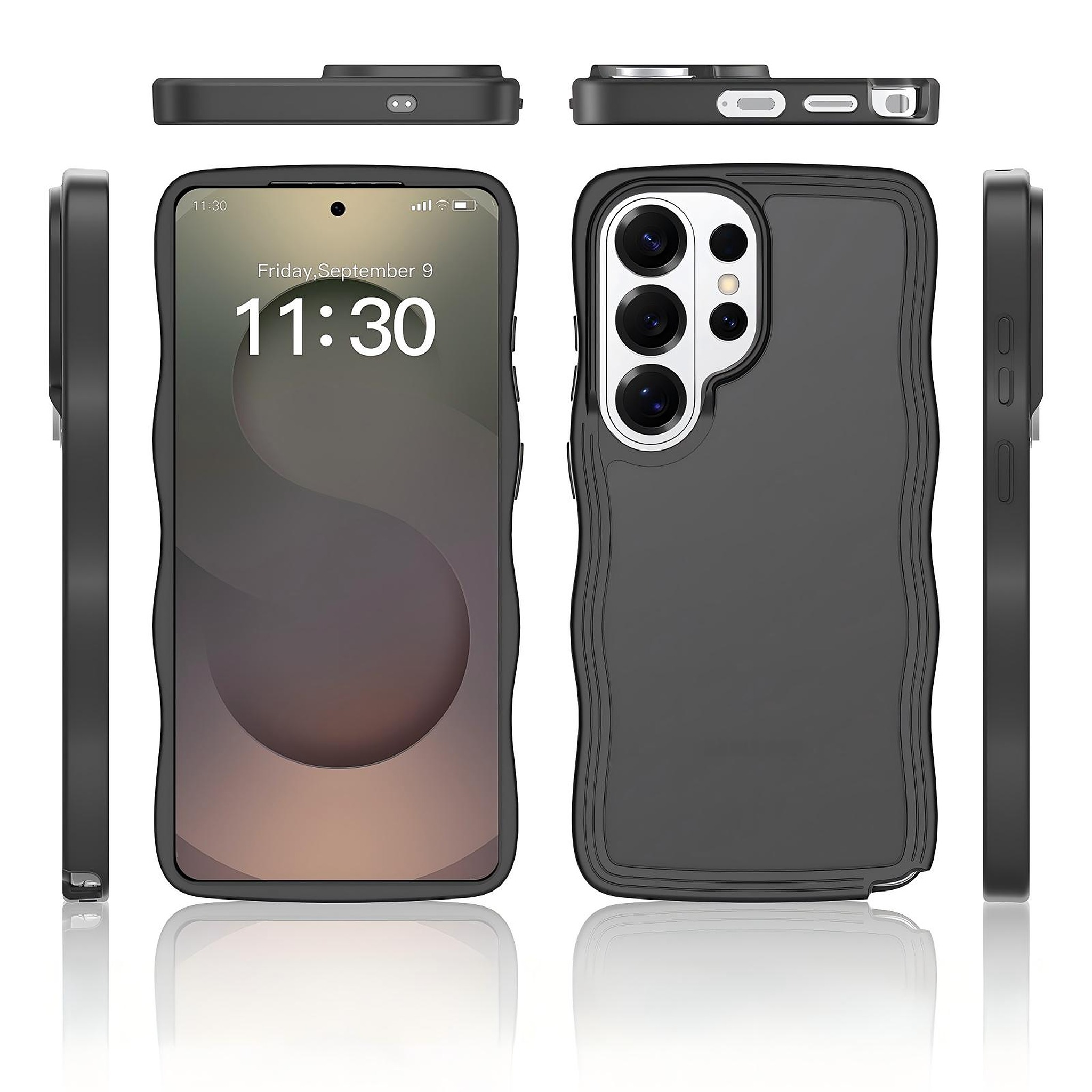 SendaFit Wavy Matte Two-in-One Case for Galaxy S26 Ultra