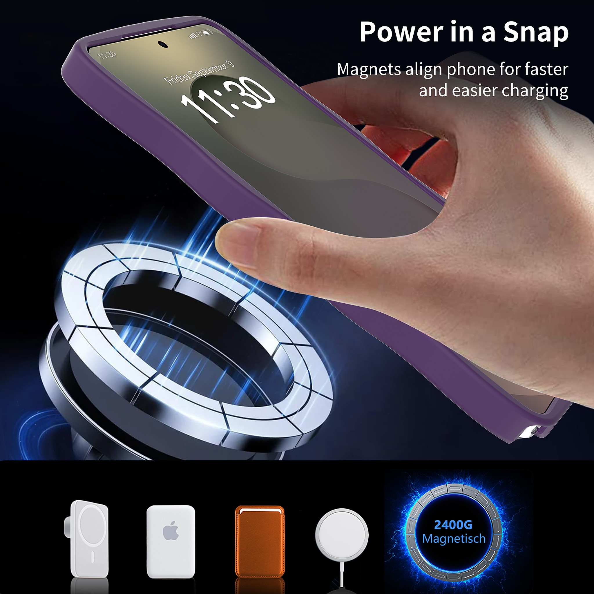 SendaFit Wavy Matte Two-in-One MagSafe Case for Galaxy S26 Ultra detail 12
