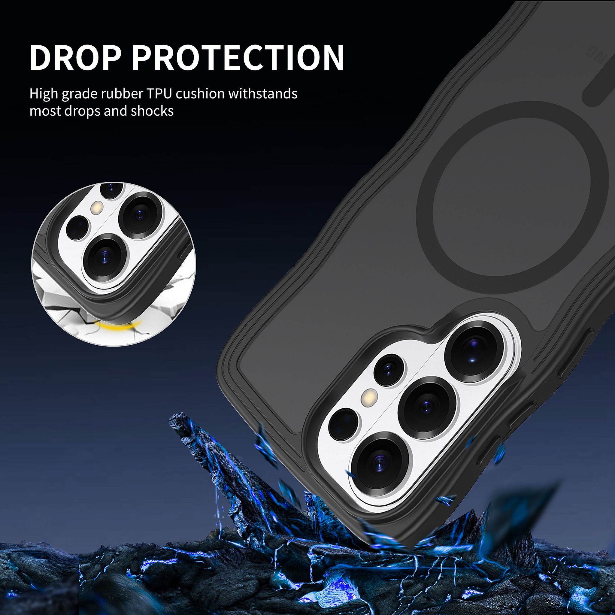 SendaFit Wavy Matte Two-in-One MagSafe Case for Galaxy S26 Ultra detail 18