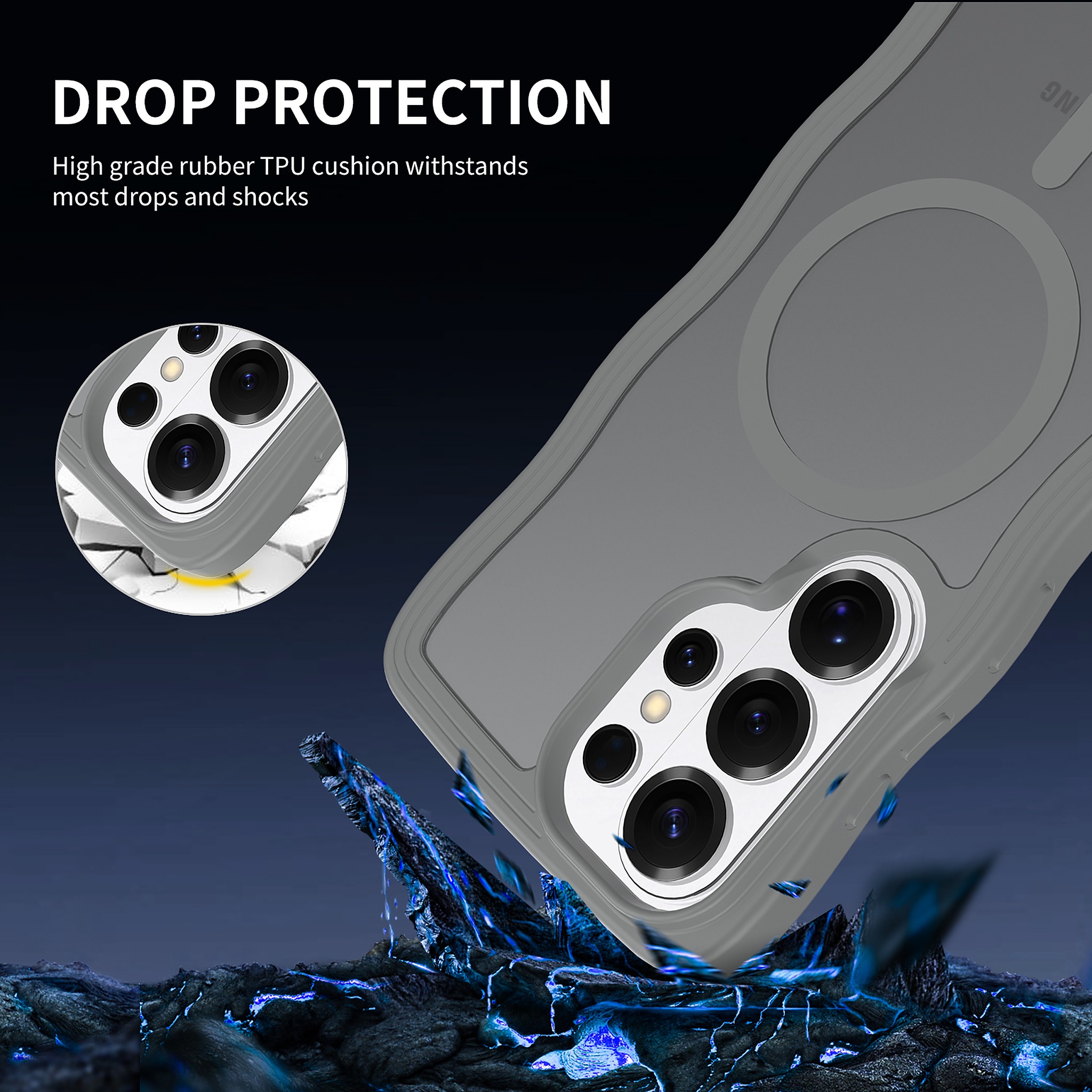 SendaFit Wavy Matte Two-in-One MagSafe Case for Galaxy S26 Ultra detail 7